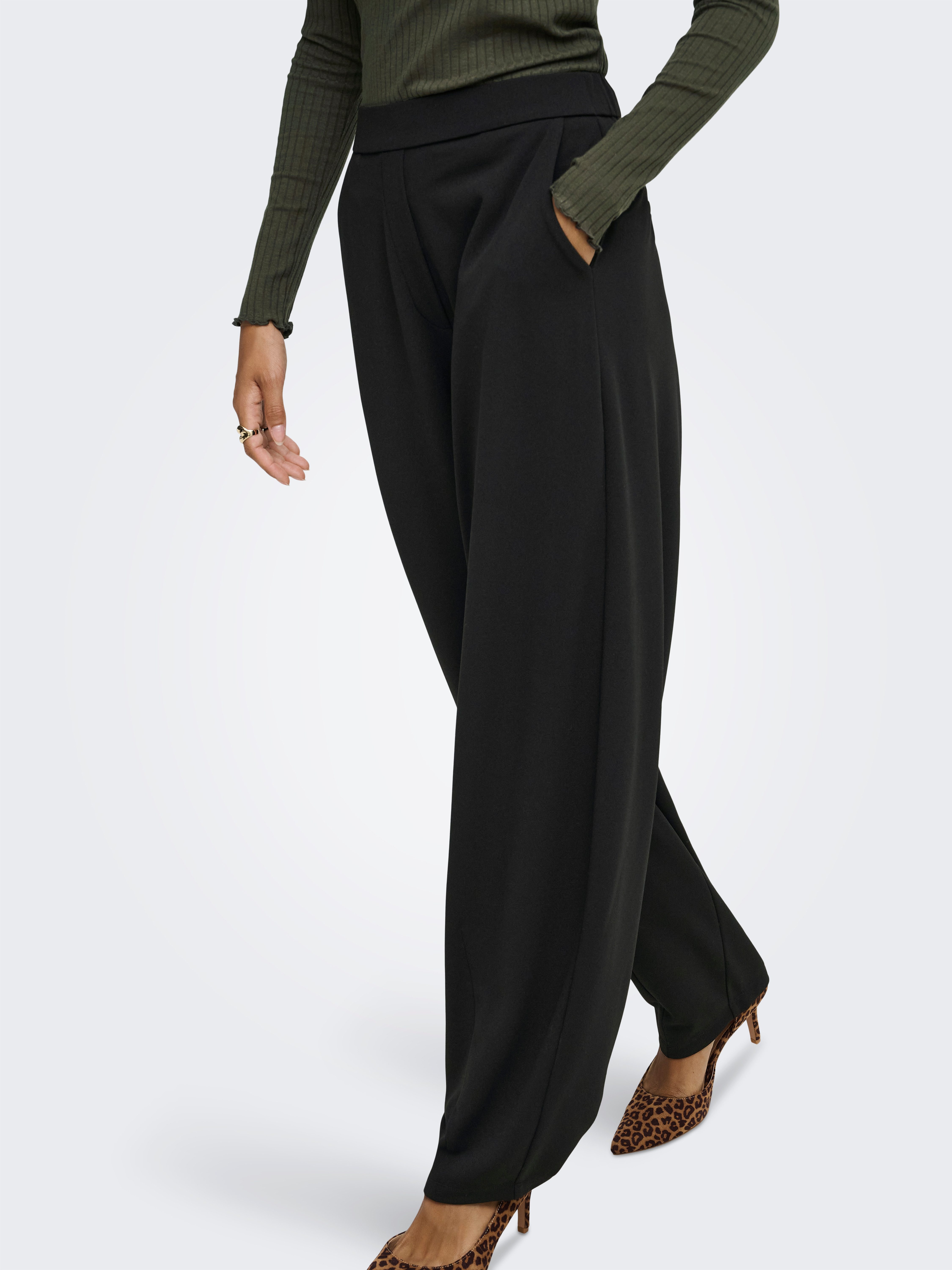 JDY Jerseyhose JDYGEGGO LIFE ONE BAR PANT JRS NOOS Materialmix, barrel fit