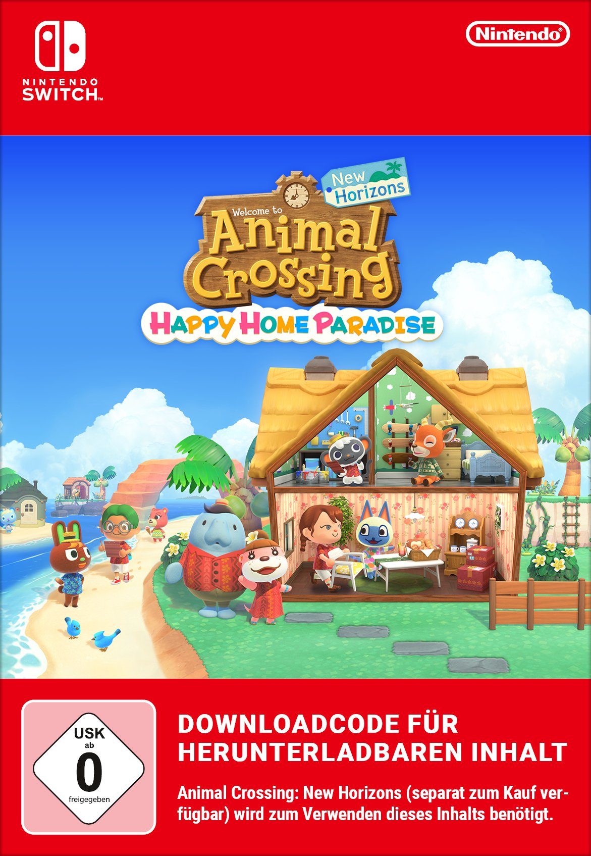 Animal Crossing New Horizons Nintendo Switch, inkl. DLC (Happy Home  Paradise)
