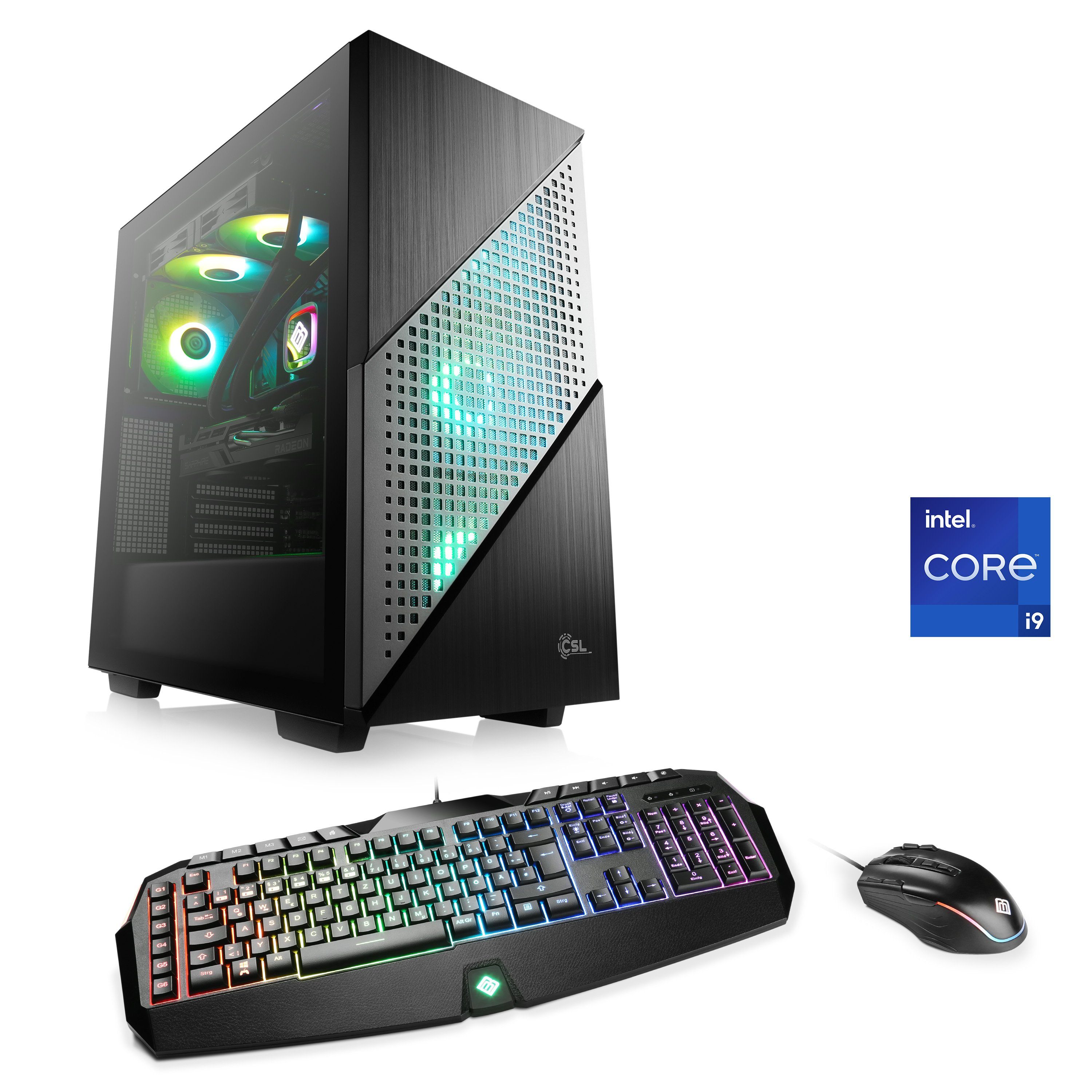 CSL Aqueon C99398 Extreme Edition Gaming-PC (Intel® Core i9 13900KF, ASUS ROG STRIX GeForce RTX 4090, 64 GB RAM, 4000 GB SSD, Wasserkühlung)