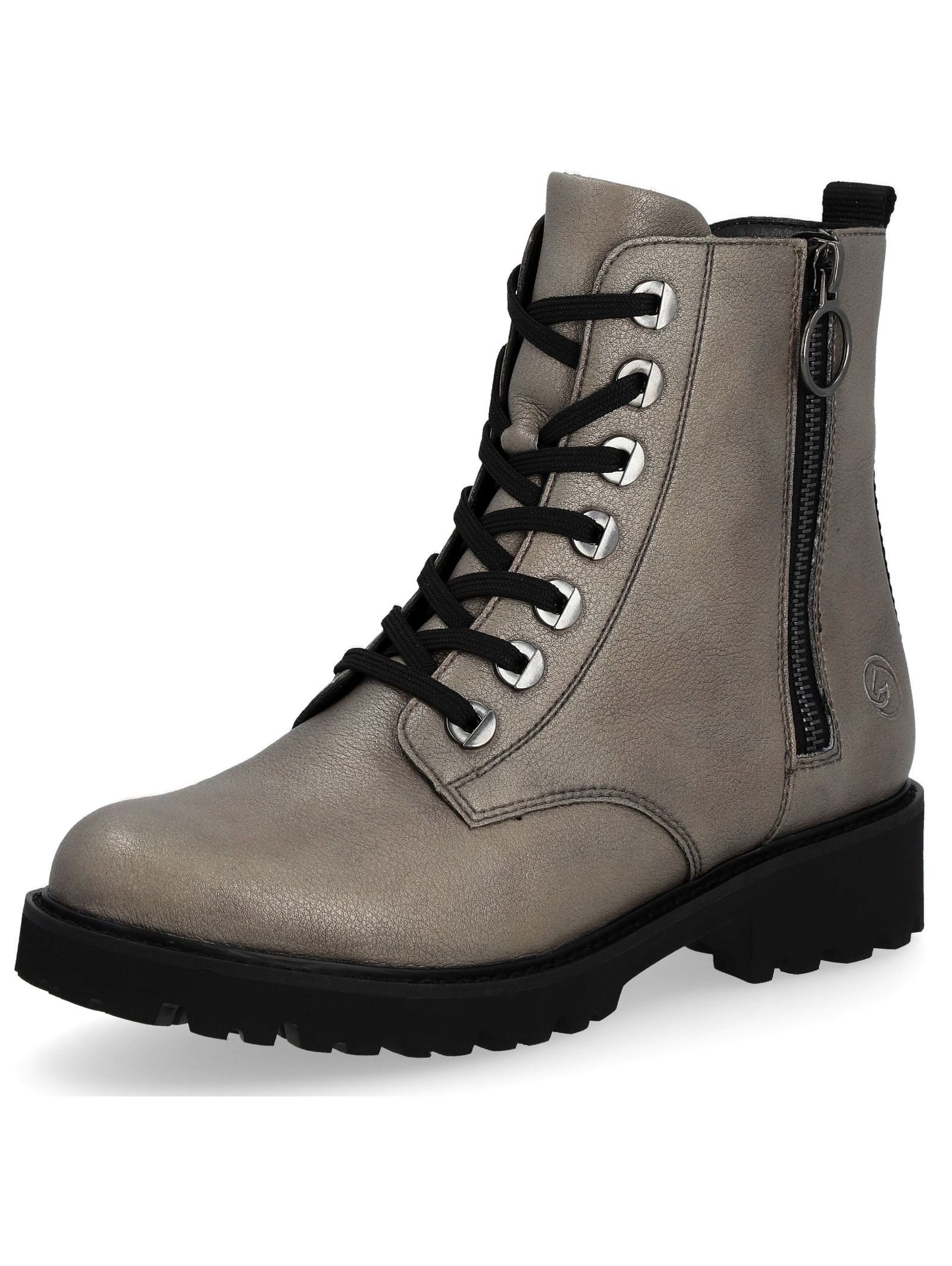 Stiefelette Glattleder Schnürstiefelette