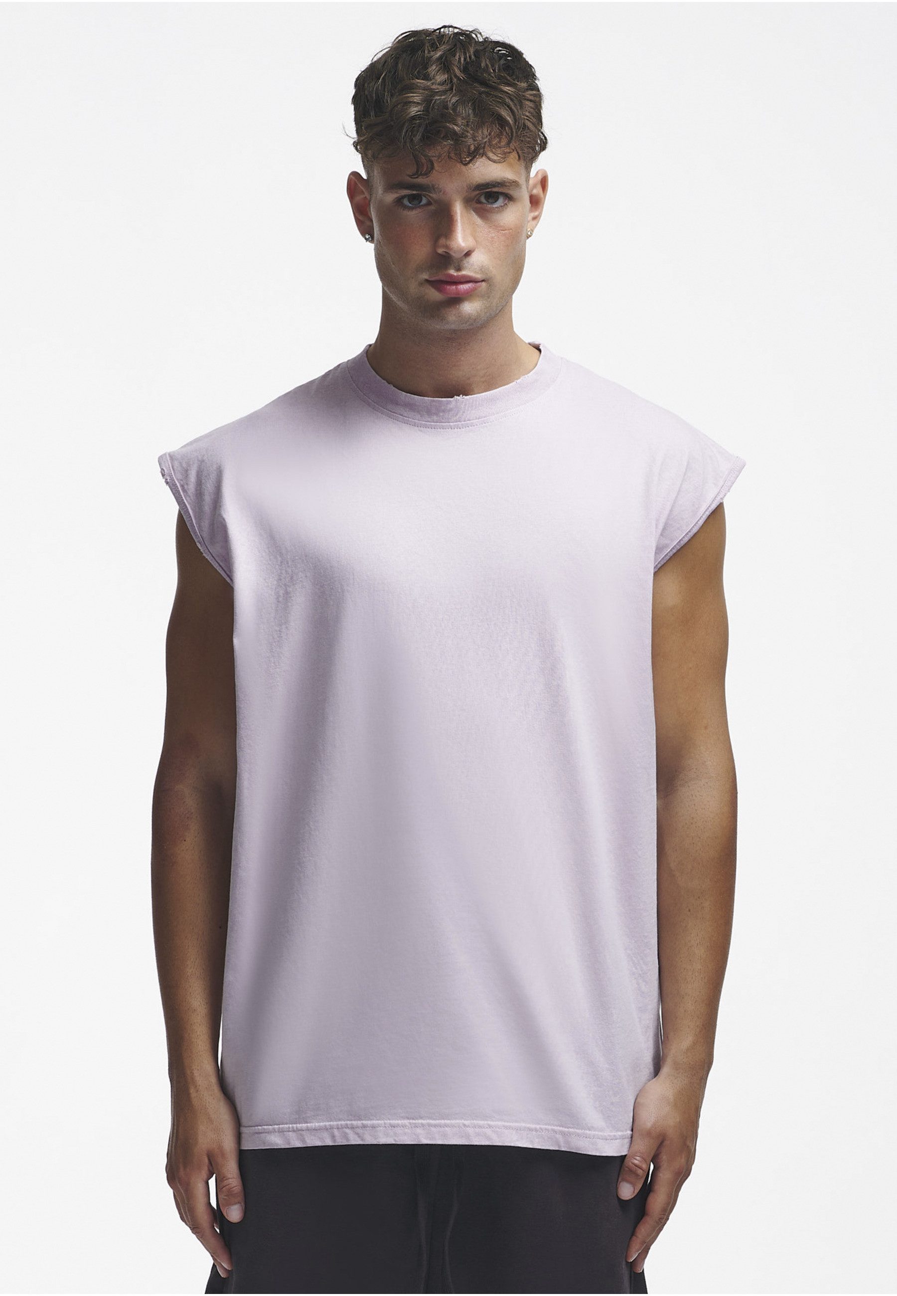 2Y Studios Tanktop 2Y Studios Herren 2Y Globus Oversize Sleeveless Shirt (1-tlg)