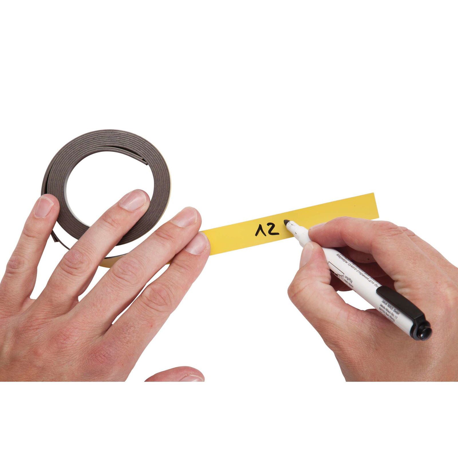 MAUL Magnet Magnetstreifen 1,5 cm x 100 cm, 2 St./Set