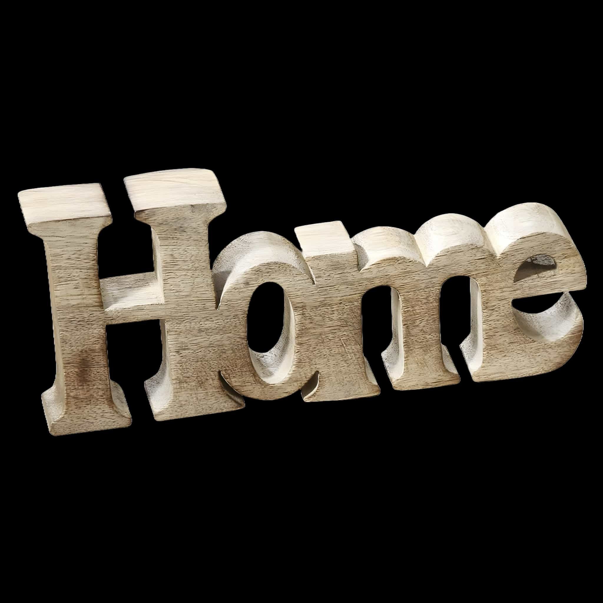 Deko-Schriftzug Home Deko-Schriftzug Holz