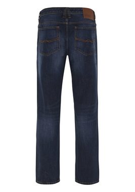 OKLAHOMA PREMIUM DENIM Straight-Jeans mit klassischen Details (1-tlg)