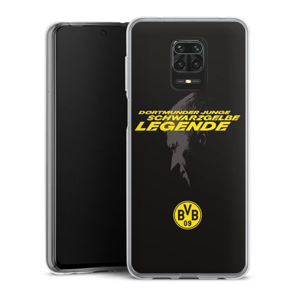 DeinDesign Handyhülle Marco Reus Borussia Dortmund BVB Danke Marco Schwarzgelbe Legende, Xiaomi Redmi Note 9 Pro Silikon Hülle Bumper Case Handy Schutzhülle