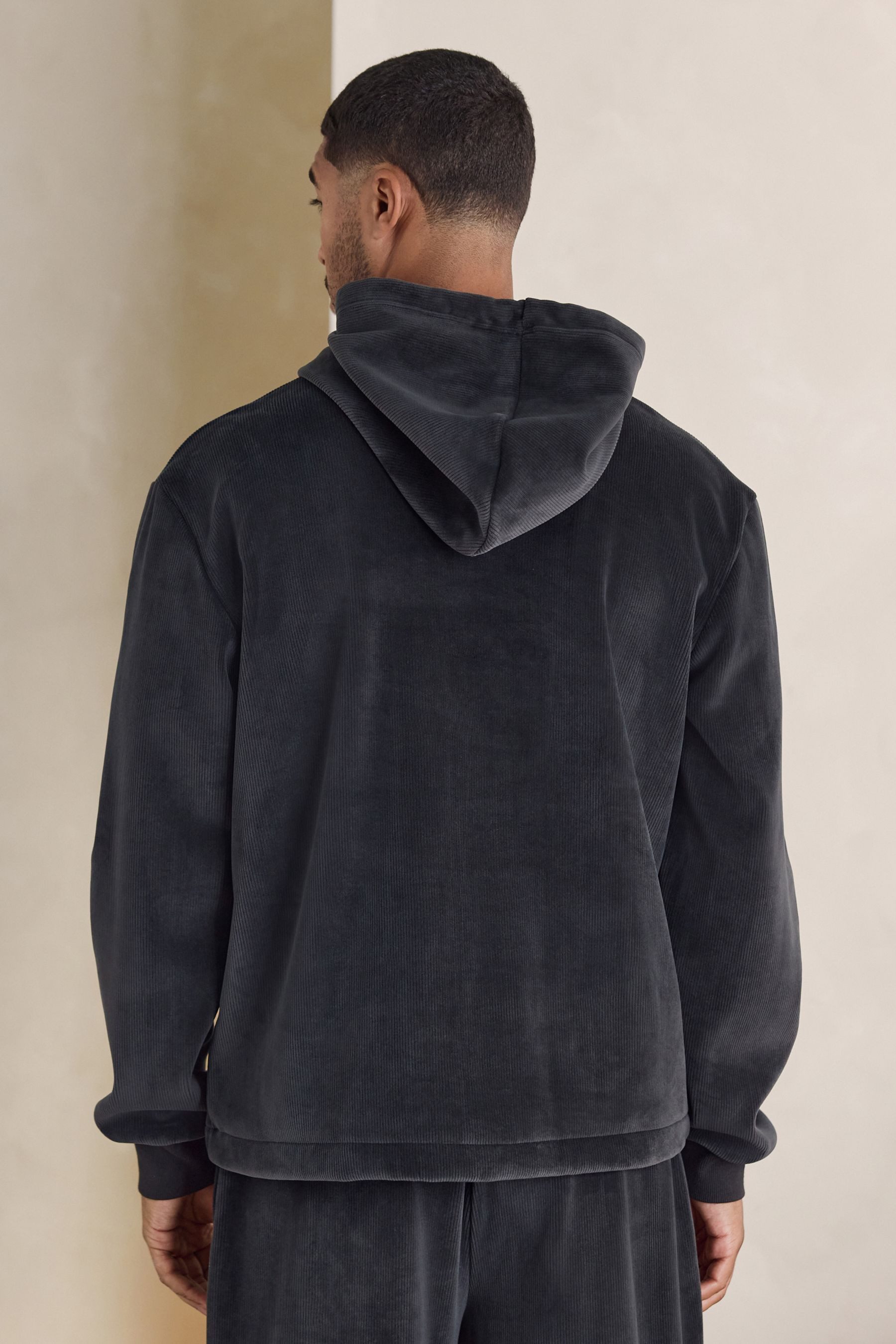 Next Kapuzenpullover Strukturiertes, geripptes Hoodie aus Jersey (1-tlg) günstig online kaufen