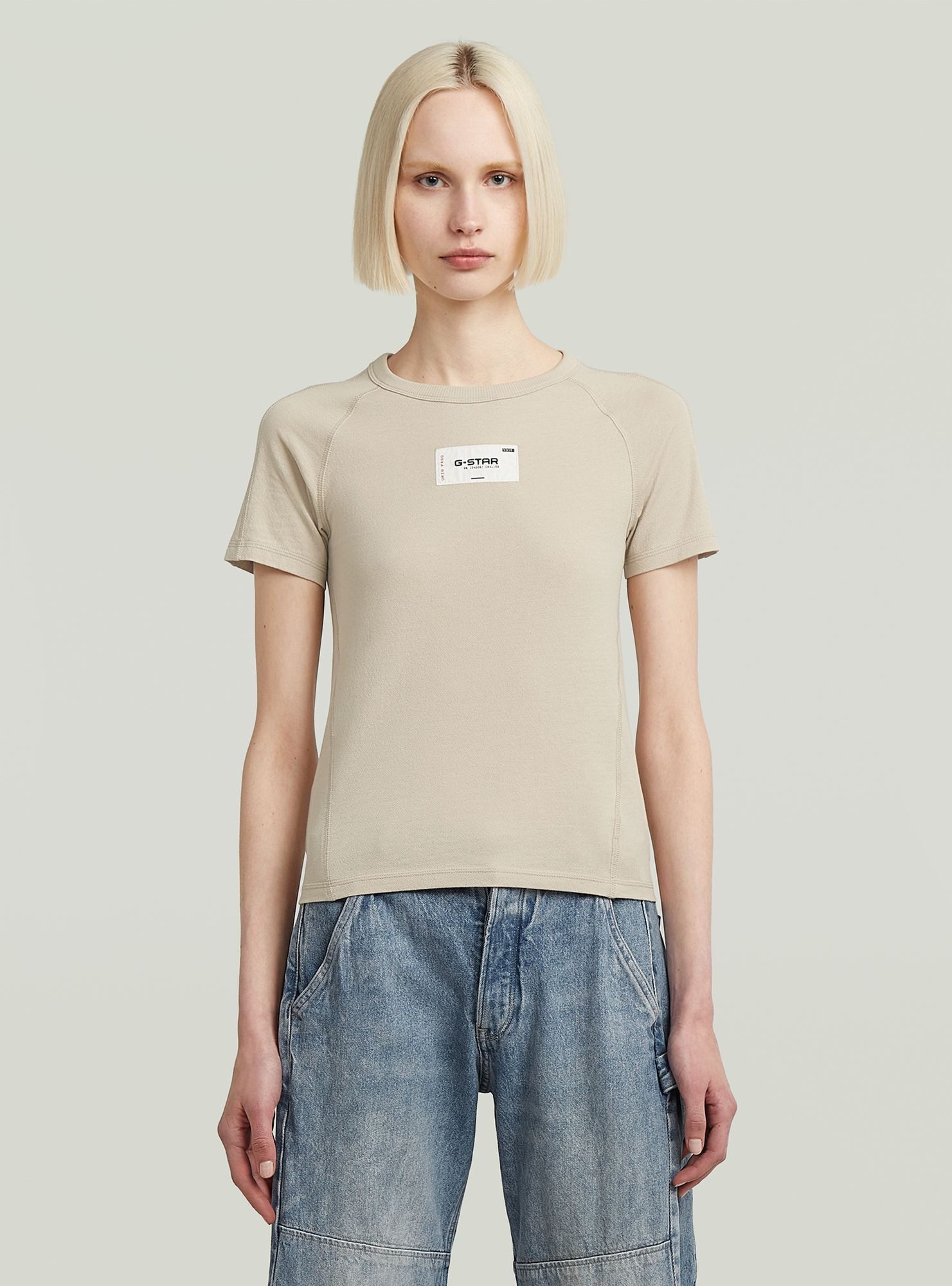 T-Shirt Embro Patch Slim T-Shirt