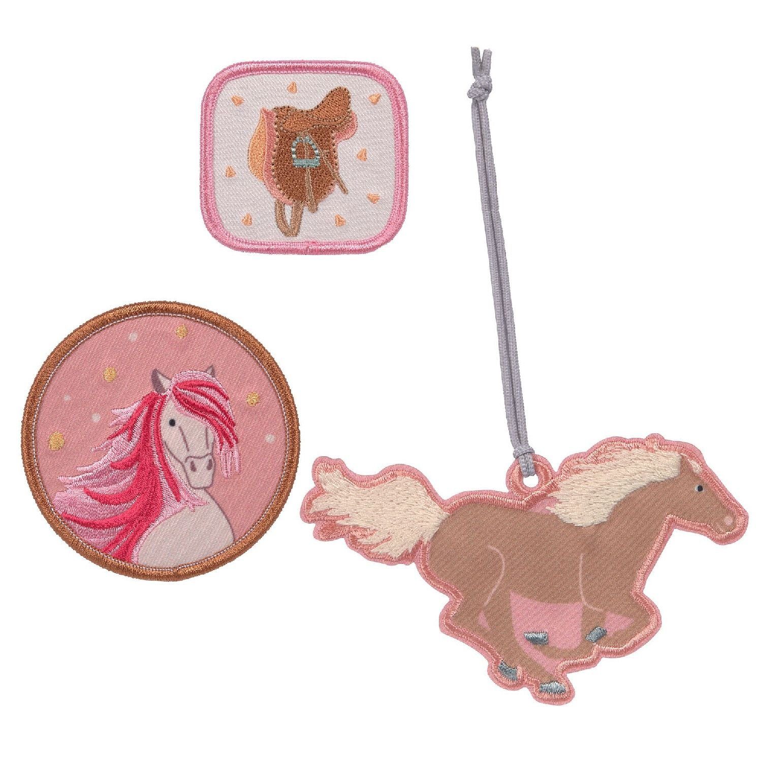 LÄSSIG Aufkleber Patches Set Horse pink (2022)