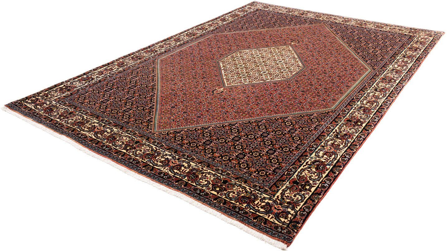 Wollteppich Bidjar Takab Medaillon mit Zertifikat morgenland, 291 200 Unikat cm, Höhe: rechteckig, mm, 13 Rosso x