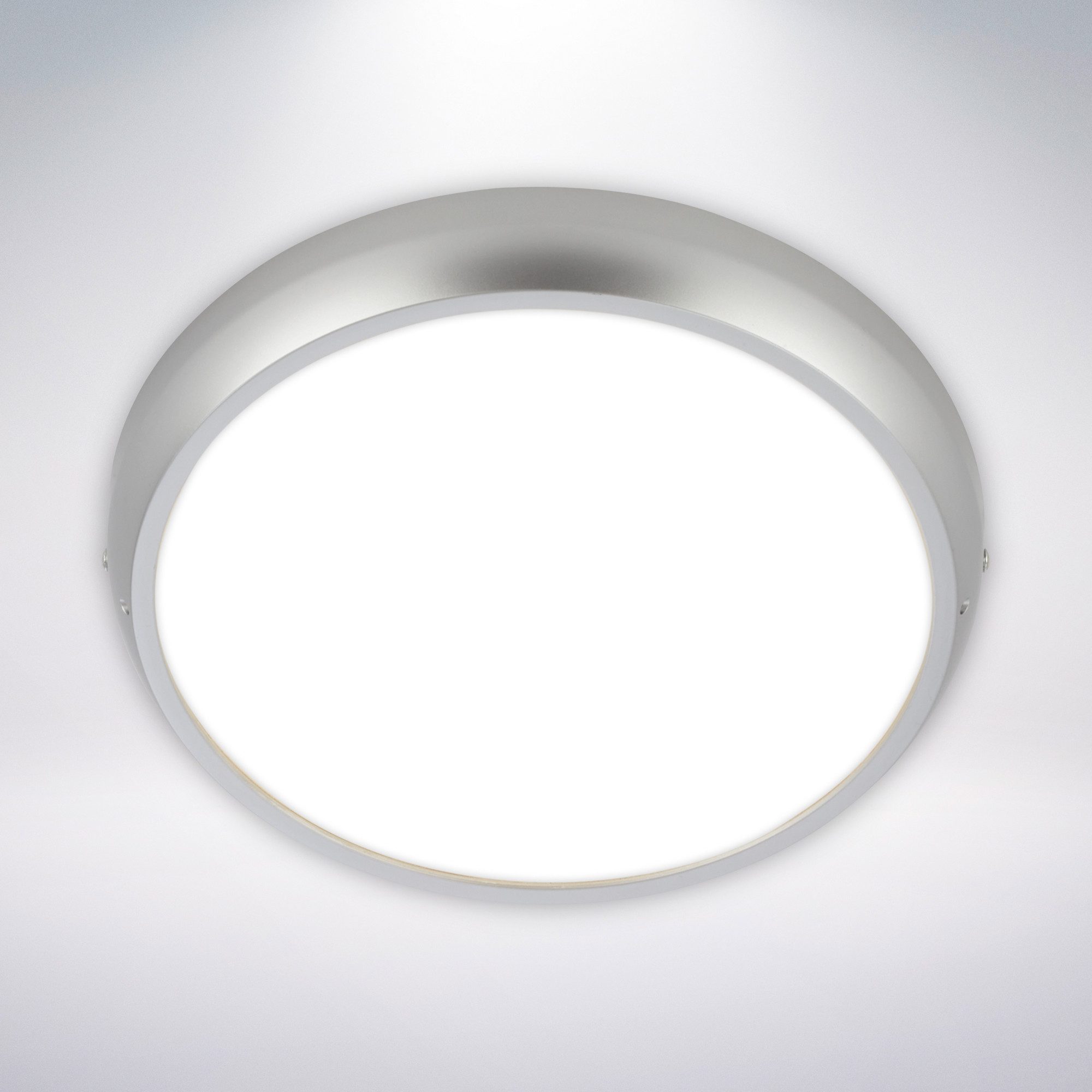 Briloner Leuchten LED Deckenleuchte Bad-Deckenlampe IP44 Badezimmer Gäste-WC Feuchtraum geeignet, LED fest integriert, Neutralweiß, 4000K, 27,5x4 cm, Badezimmer, Küche, Wohnzimmer, Schlafzimmer, Flur
