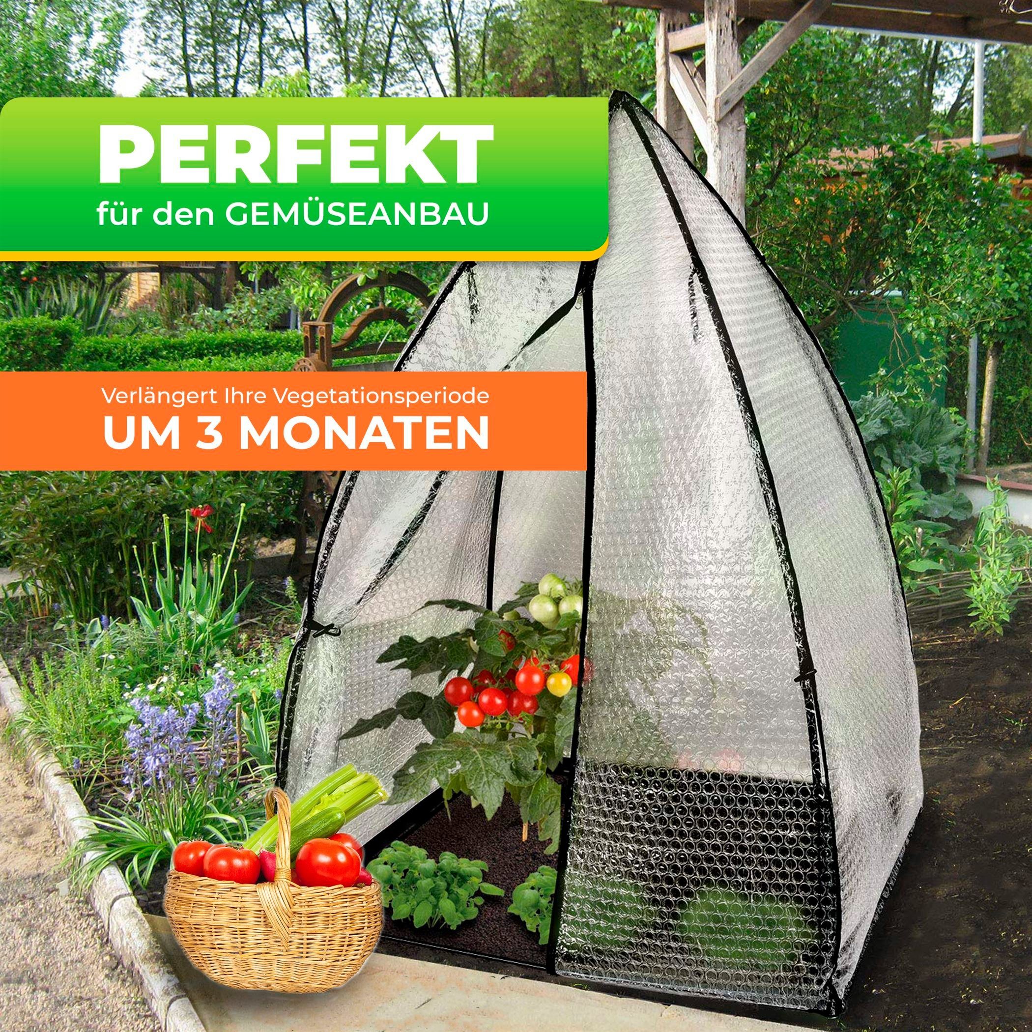 Bio Green Gewächshaus Biogreen Überwinterungszelt IGLOO 120 x 120 x 180