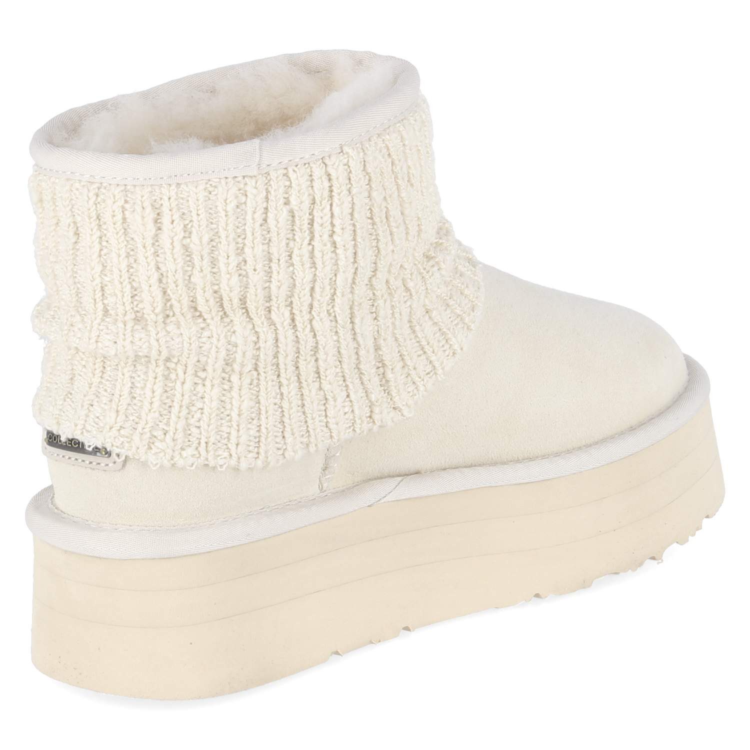 Australia Luxe Collective Australia Luxe FAMPS205N-CR Damen Leder & Textil white Chelseaboots