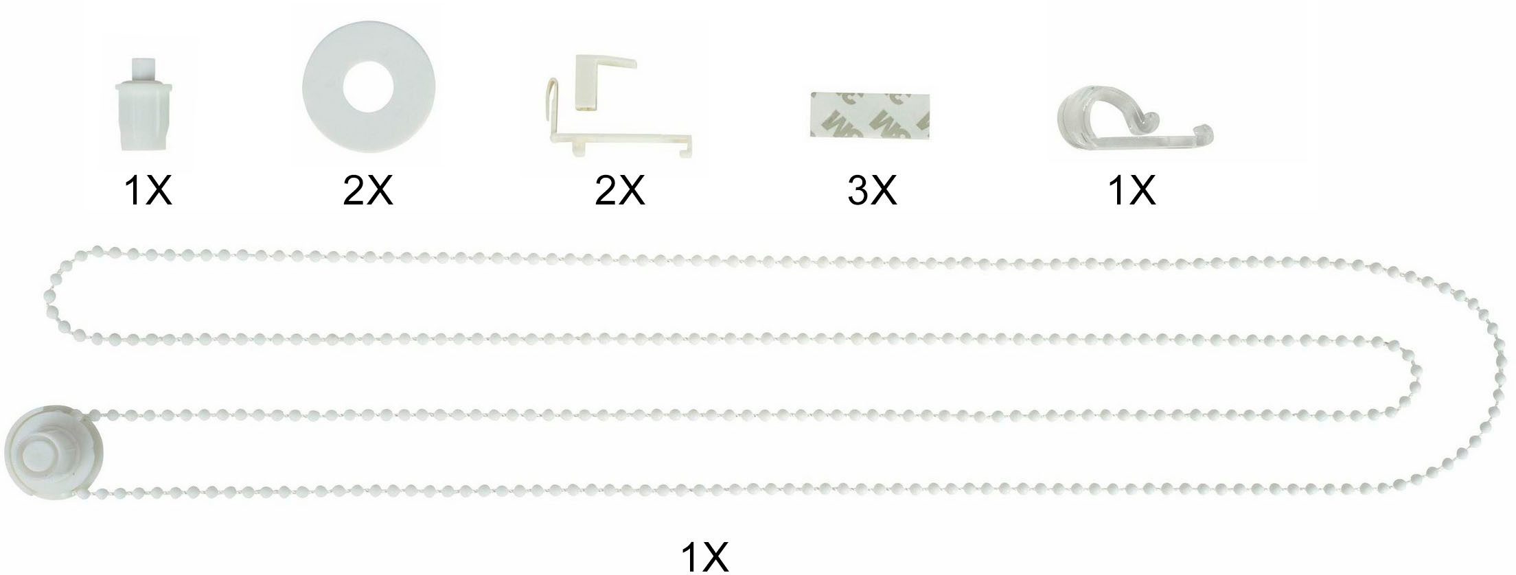 my home Sichtschutzzüge Ersatzteil-Set Montagezubehör-Set für Doppelrollos günstig online kaufen