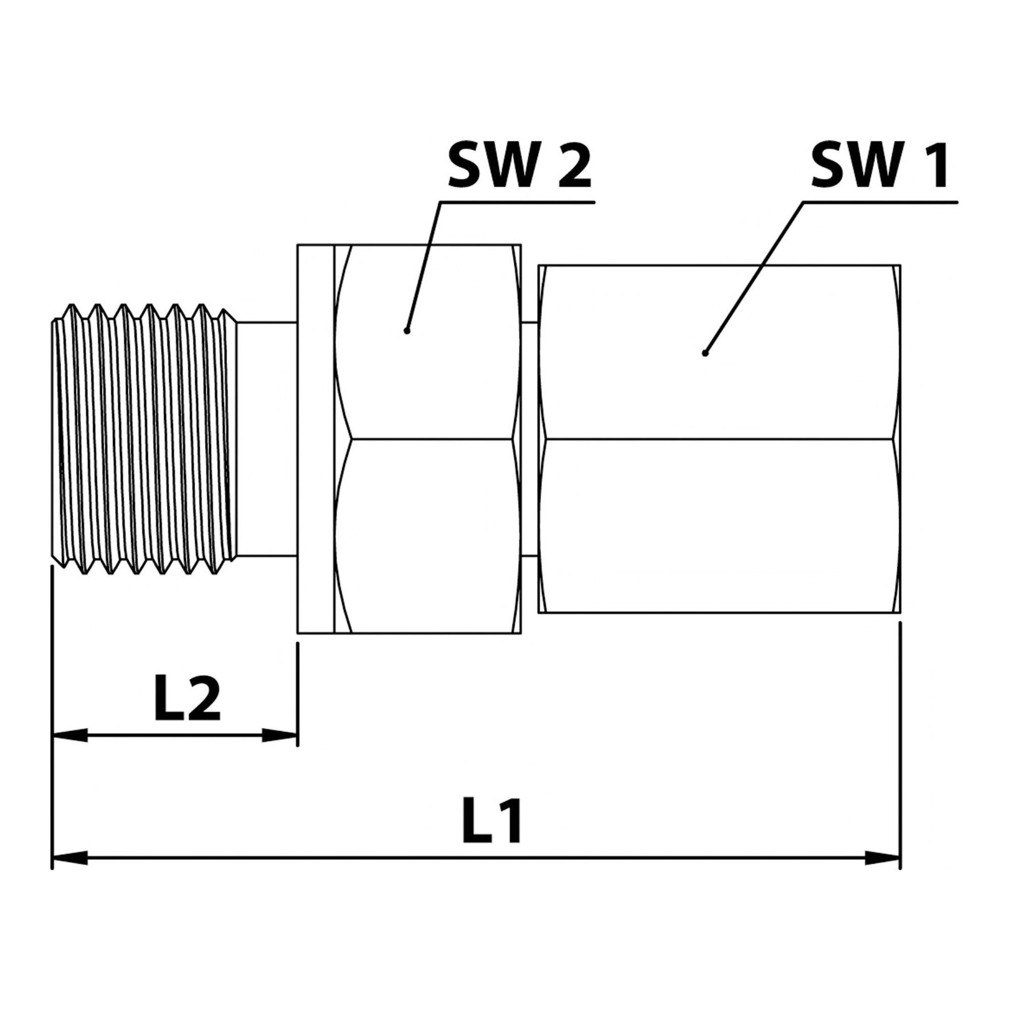 RIEGLER Heizgerät Riegler Einst.-Ger.-Einschraubvers., G 1/2a., Rohr-AÃ˜12mm, Stahl verz