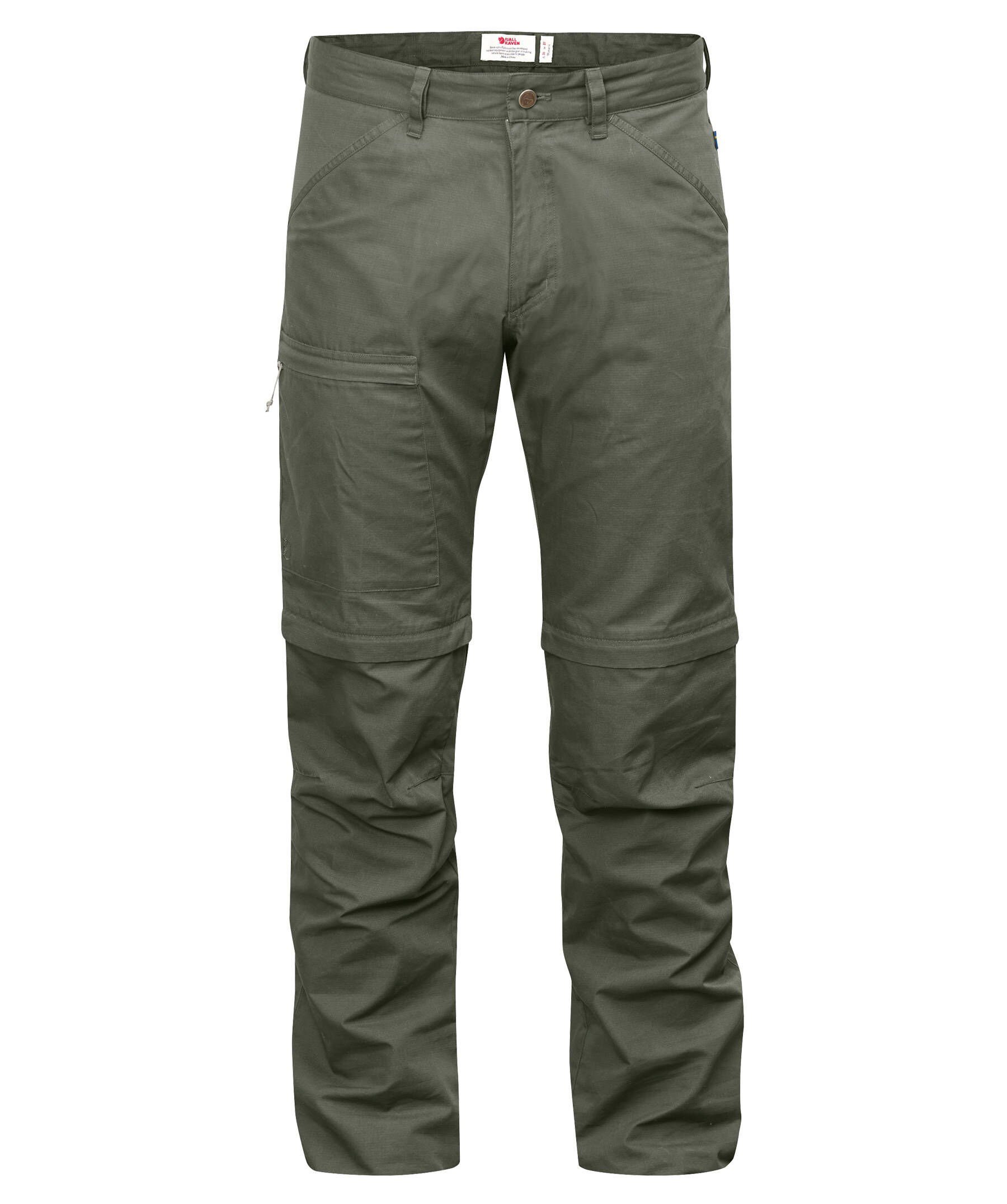 Hose Fjällräven COAST ZIP TROUSERS Herren Outdoorhose OFF HIGH grau (231) (1-tlg)