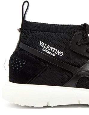 Valentino Valentino Garavani Stud Sound High Knitted Trainers Sneakers Schuhe Sh Sneaker