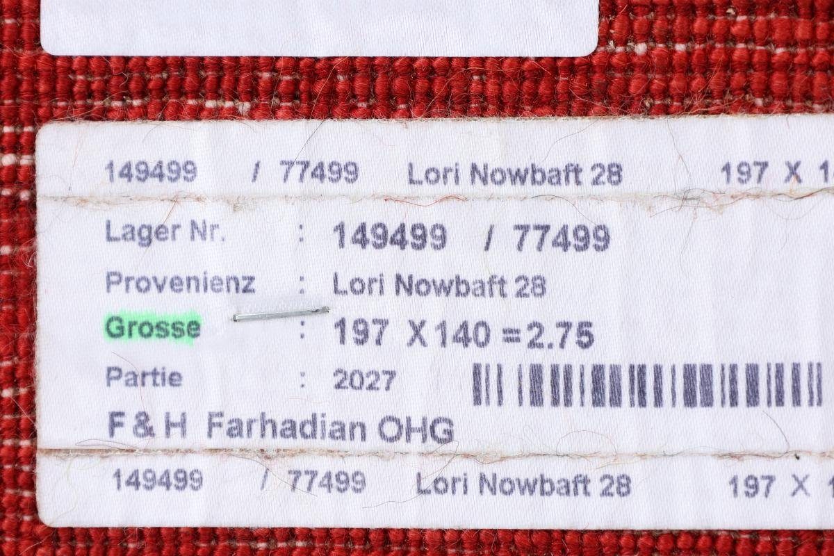 141x198 Moderner, mm Handgeknüpfter Höhe: Perser Gabbeh Trading, Nowbaft rechteckig, Loribaft 12 Orientteppich Nain