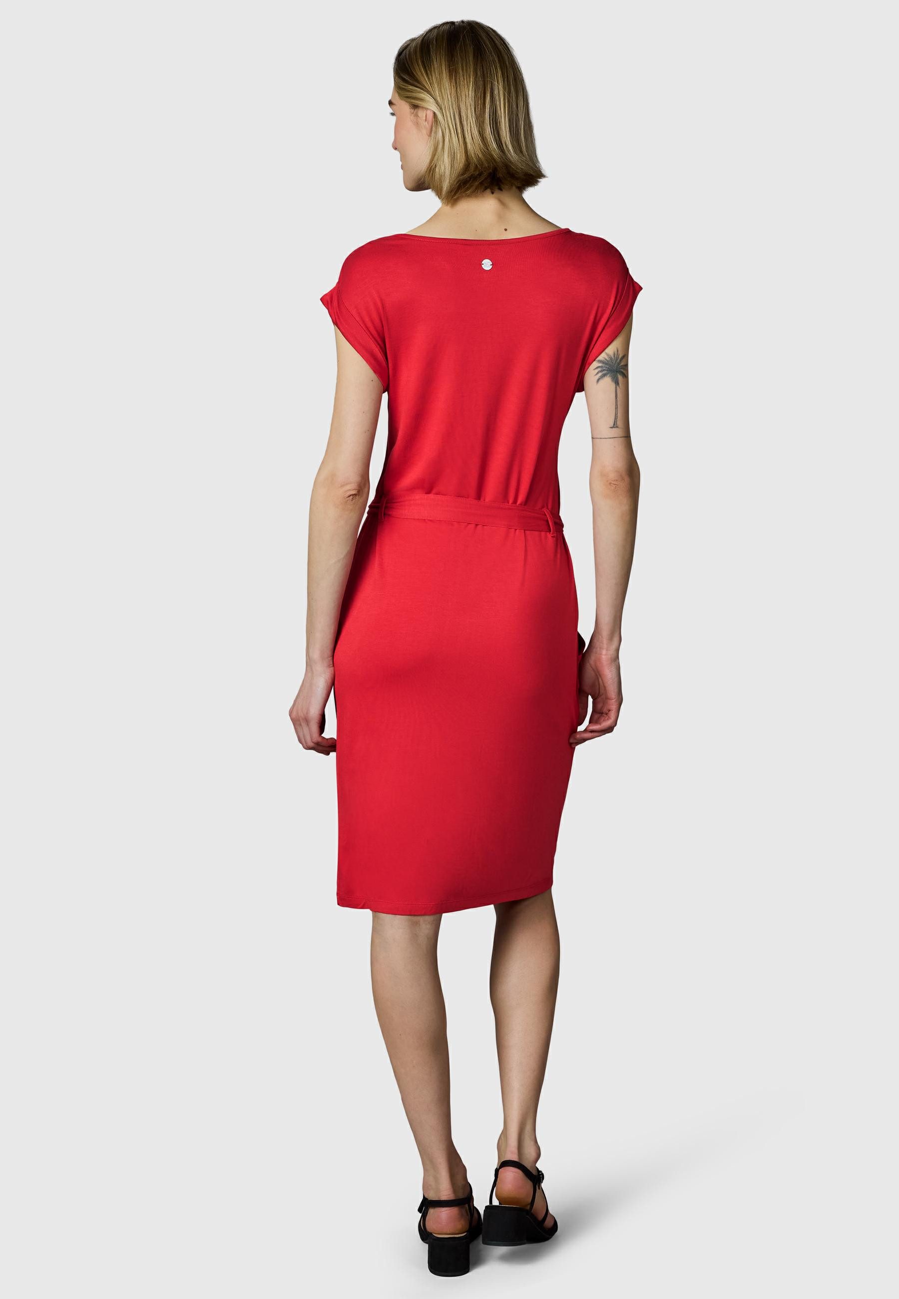 Ragwear Sommerkleid Taggien Knielanges, leichtes Midikleid