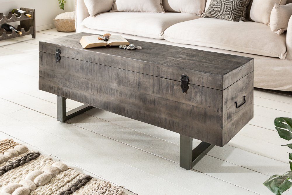riess-ambiente Couchtisch FACTORY LOFT 115cm grau, günstig online kaufen