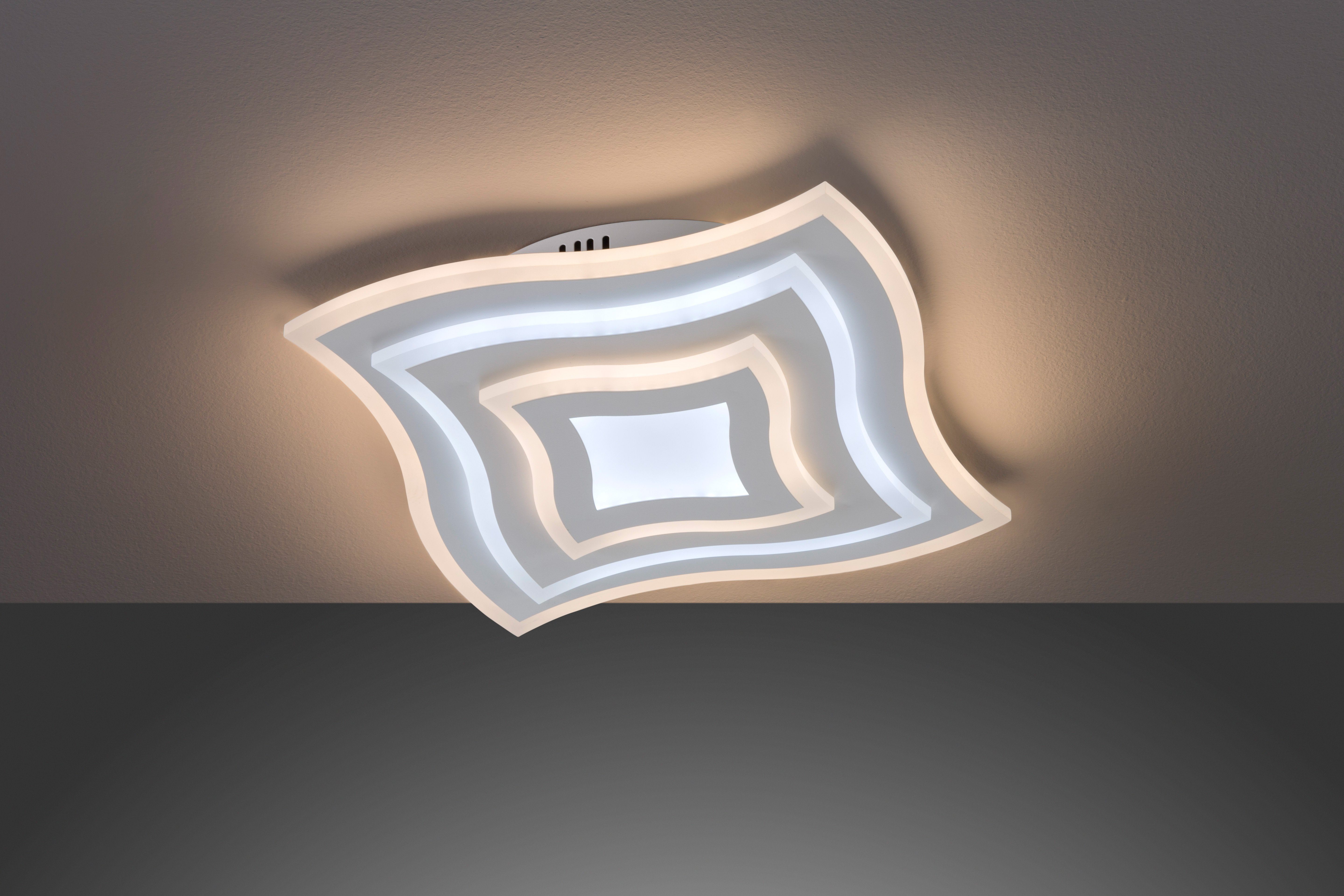 FISCHER & HONSEL LED Deckenleuchte Gorden, Dimmfunktion, LED fest integriert, Neutralweiß, Tageslichtweiß, Warmweiß | Deckenlampen
