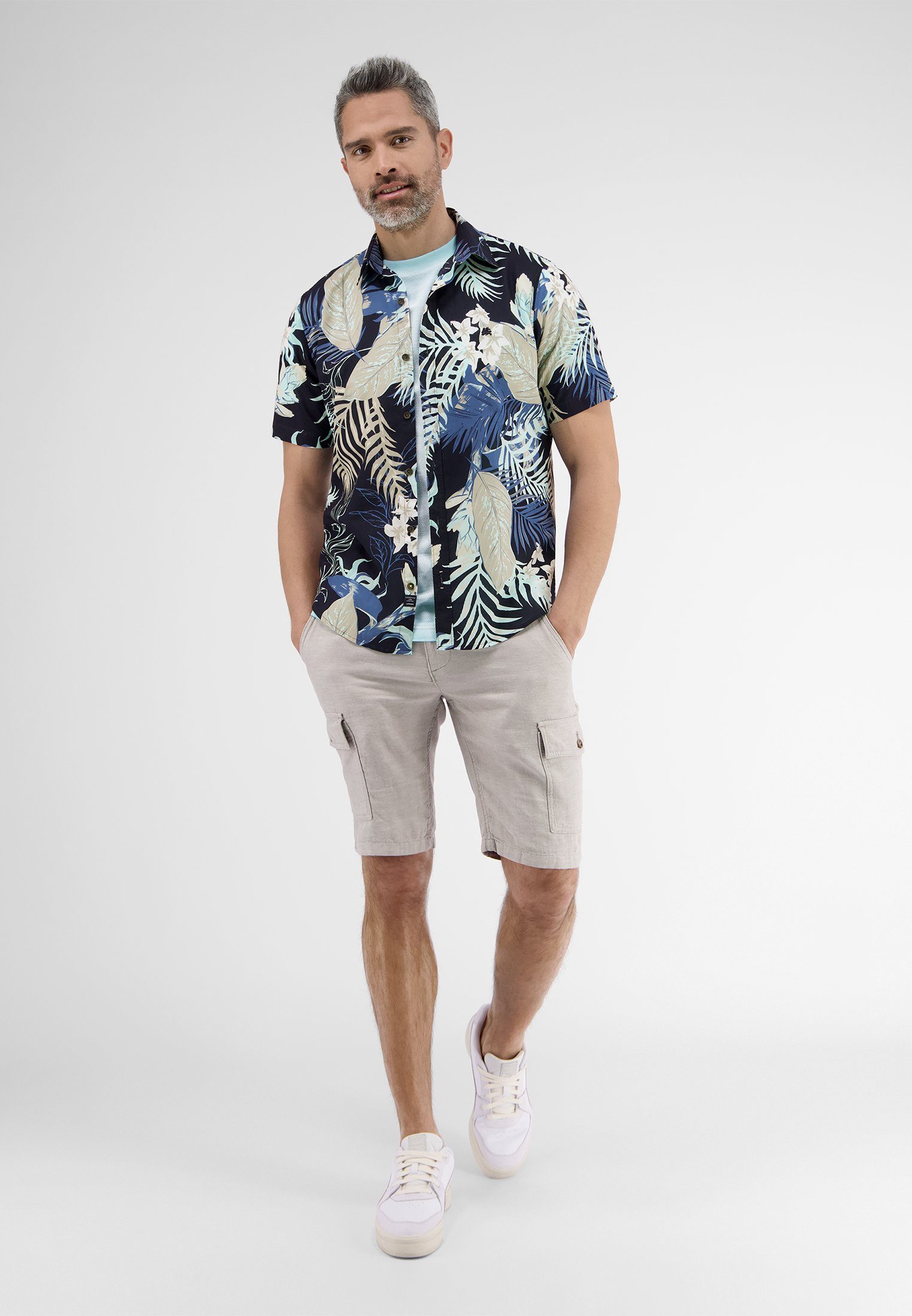 LERROS Kurzarmhemd LERROS Halbarmhemd *Hawaii*