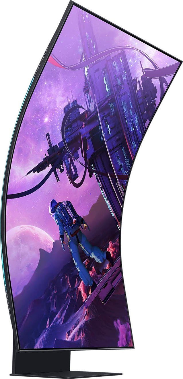 Samsung Odyssey Ark S55BG970NU Hz, 3840 2160 4K VA Curved-Gaming-LED-Monitor ", Ultra 165 cm/55 1 px, LED) ms (138 x HD, Reaktionszeit