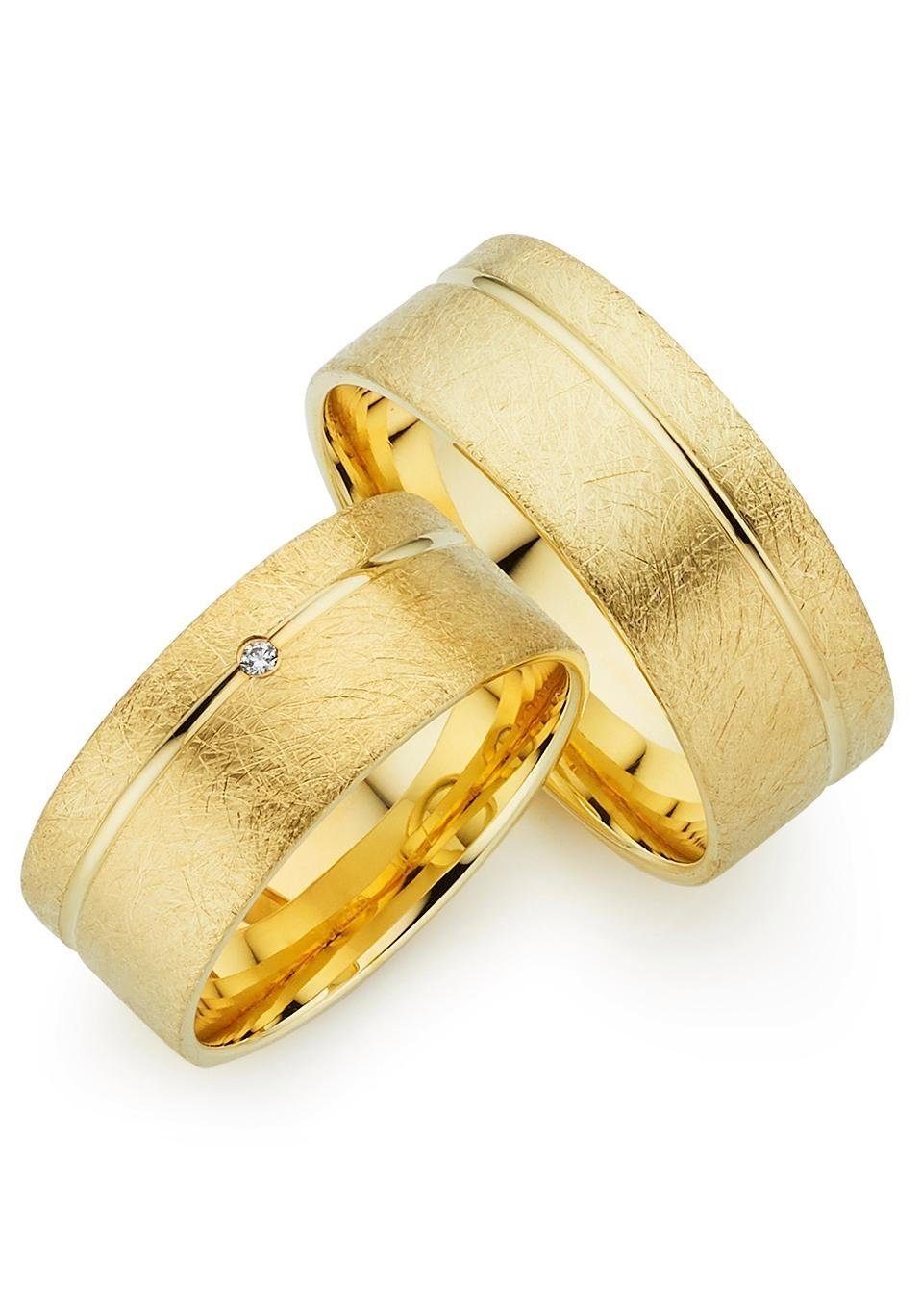 Phönix Trauring Schmuck Geschenk Gold 333 Trauring Ehering LIEBE versch. Varianten, Goldring mit oder ohne Brillant - Made in Germany