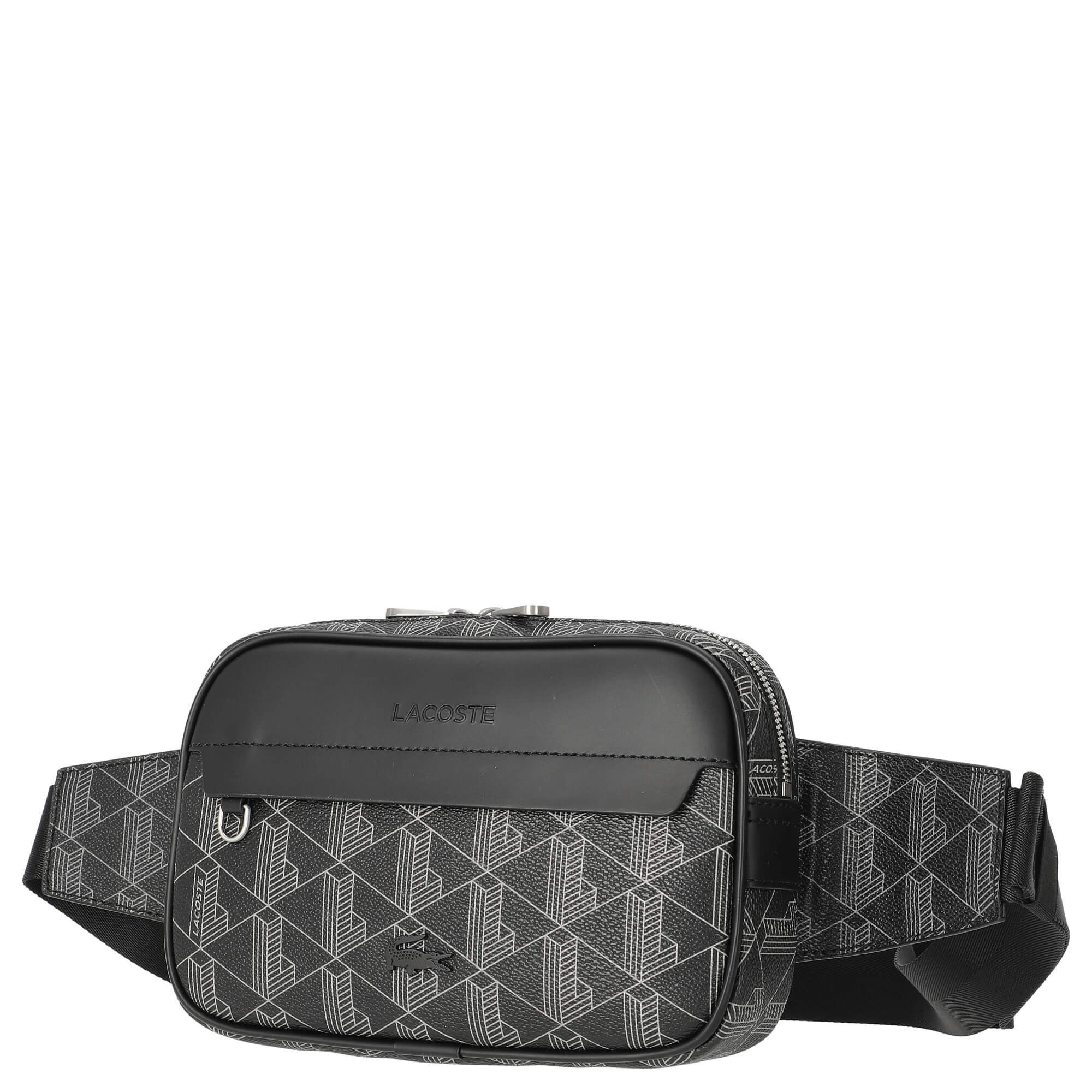 Lacoste Bauchtasche The Blend - Gürteltasche 23 cm (monogram noir gris)