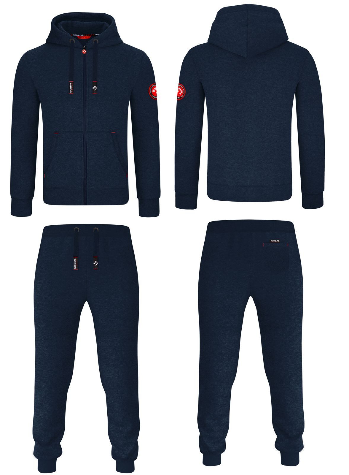 MOOSELINE Jogginganzug Herren Navy - rotes günstig online kaufen