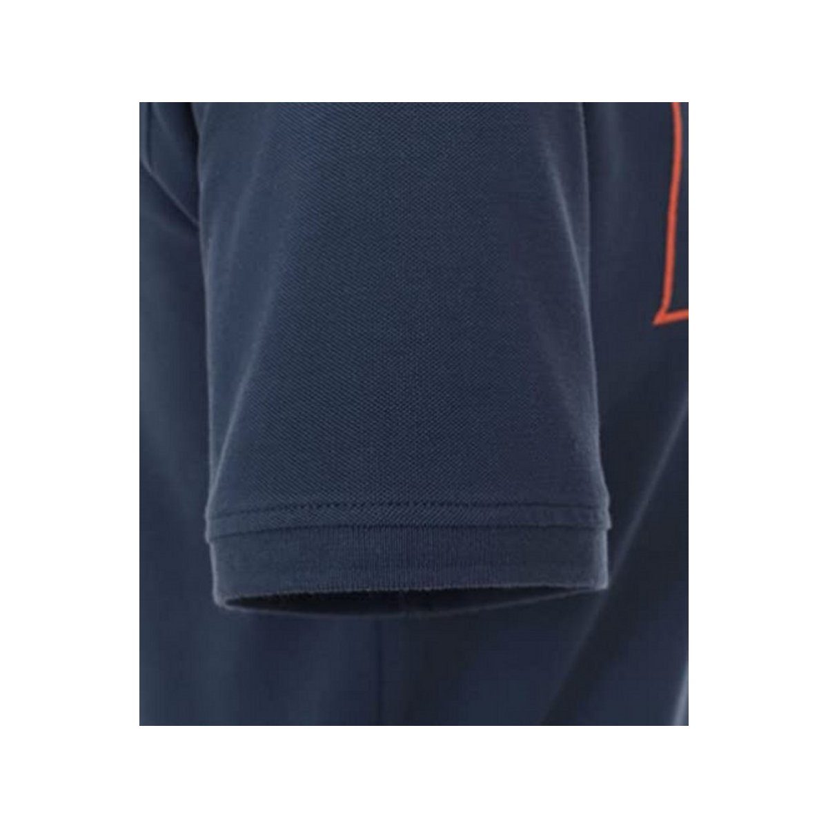 T-Shirt CASAMODA Blau (1-tlg) VENTI textil passform (175) blau