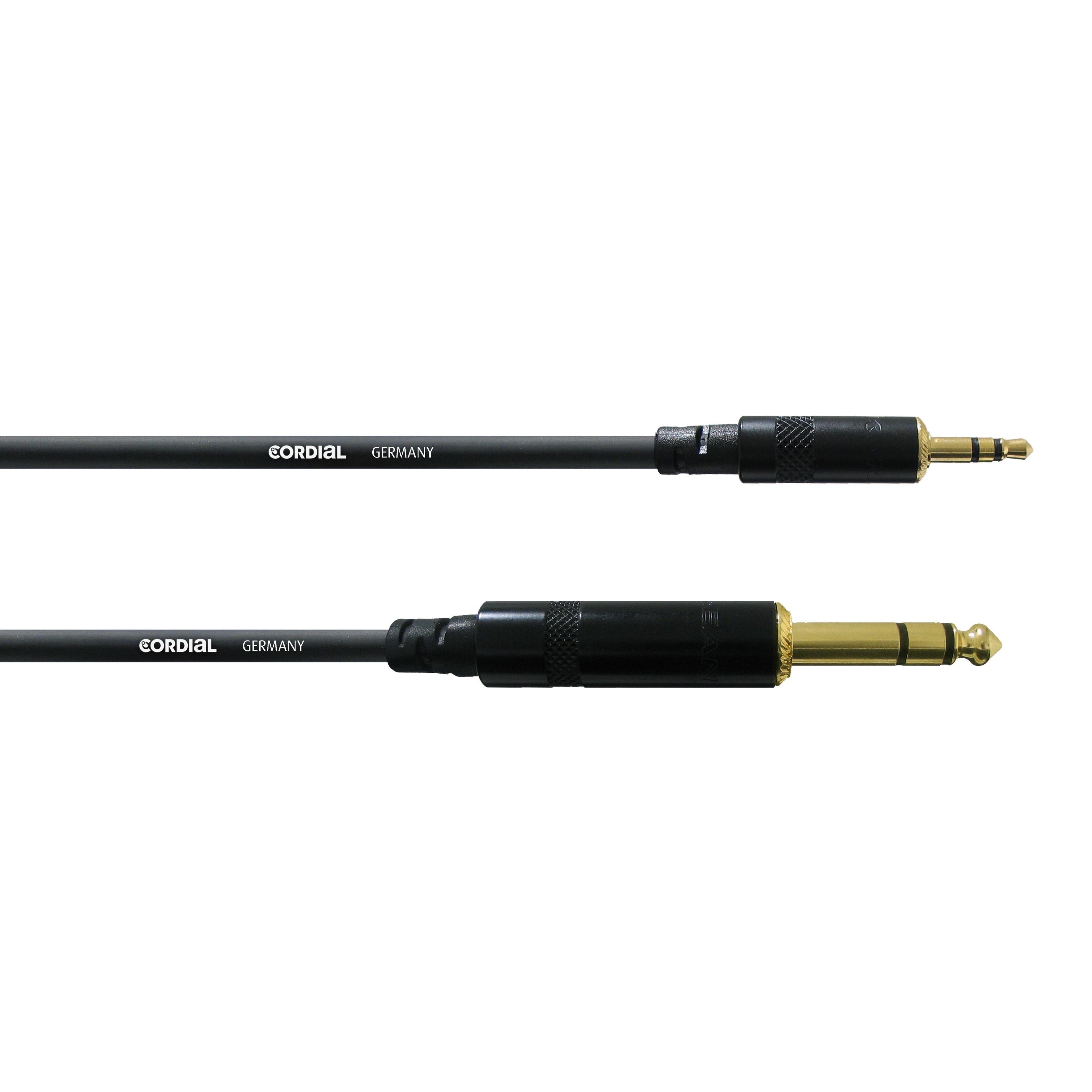 Cordial Audio-Kabel, CFM 1.5 WV Audiokabel 1,5 m 3,5 sym/6,3 sym Rean  Stecker