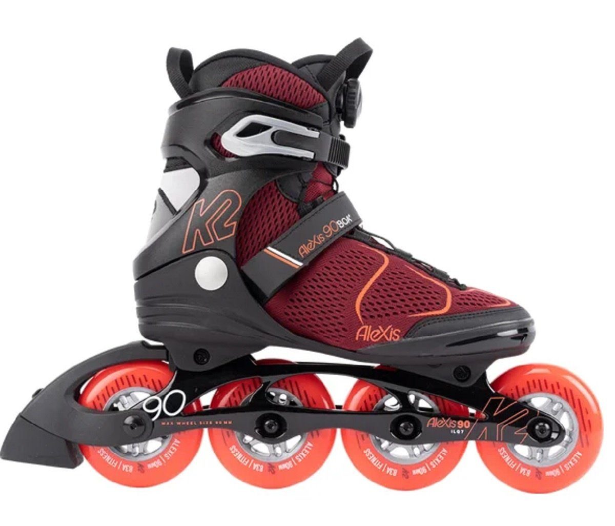 Sport Skateausrüstung K2 Inlineskates K2 Alexis 90 BOA Damen Inline Skates Inliner 30G0817