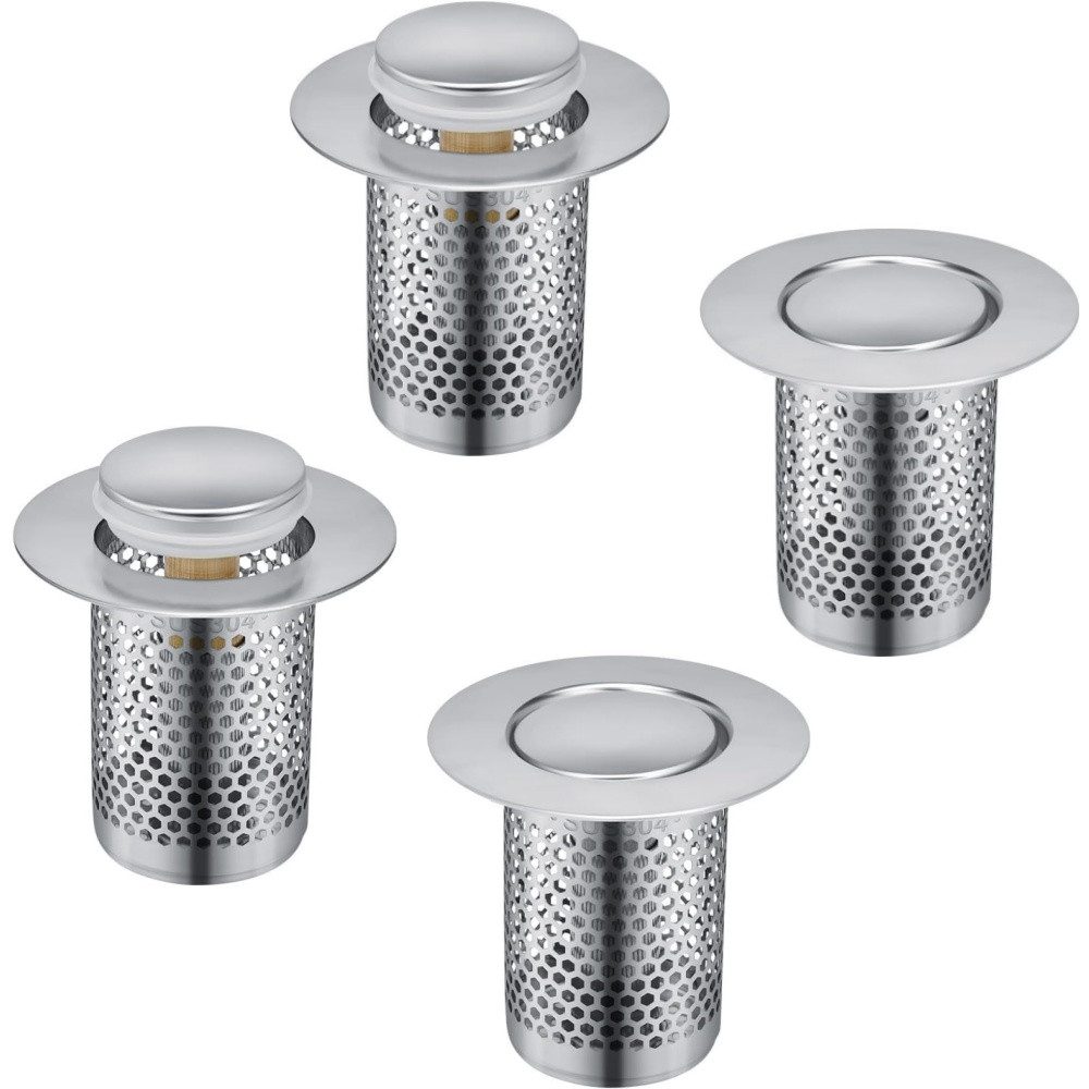 BlingBin Waschbeckenstöpsel Abflussfilter Edelstahl Waschbecken Stöpsel günstig online kaufen