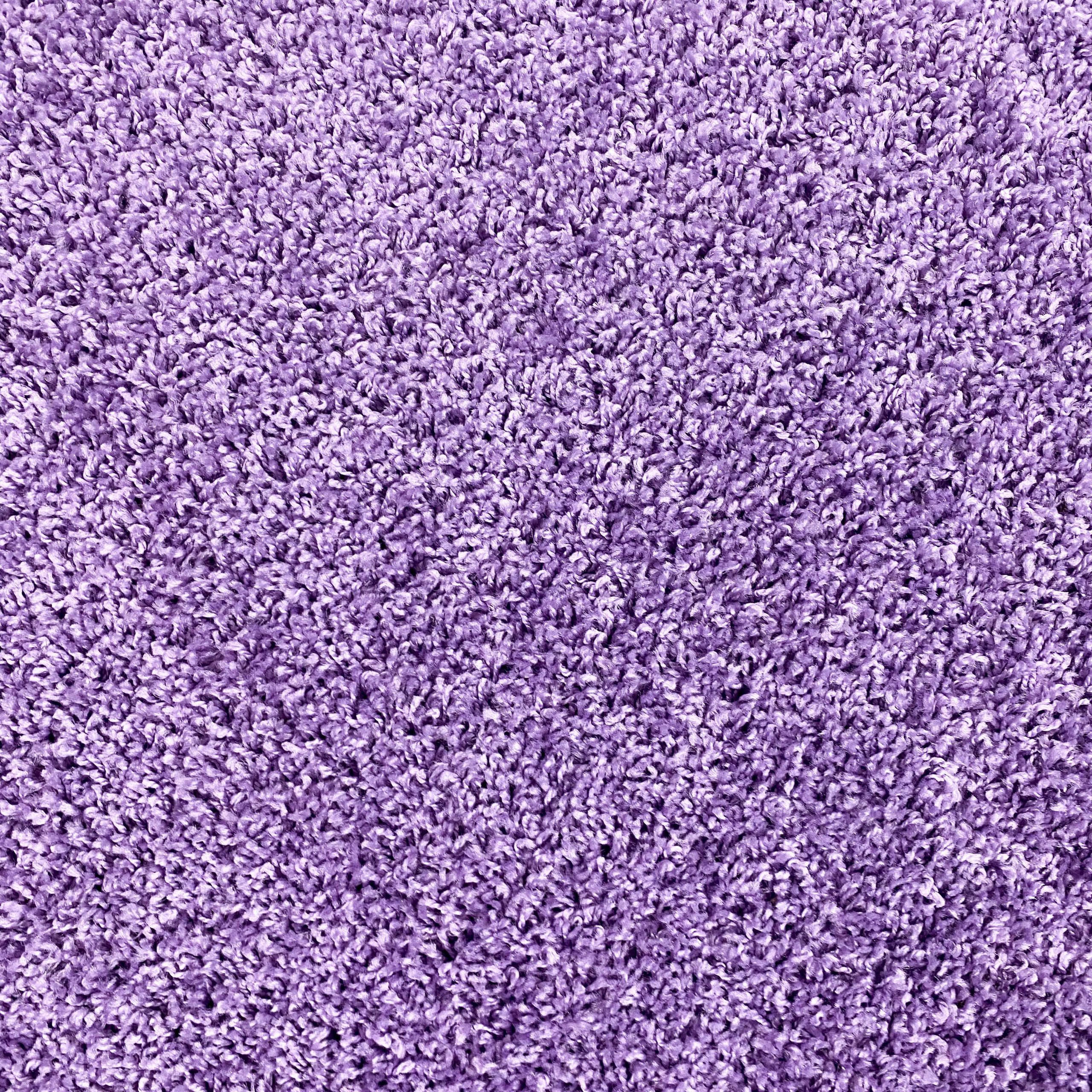 TeppichHome24 Teppich Hochflor-Teppich in Flieder, rechteckig, Höhe: 30 mm – Bild 5 von 5