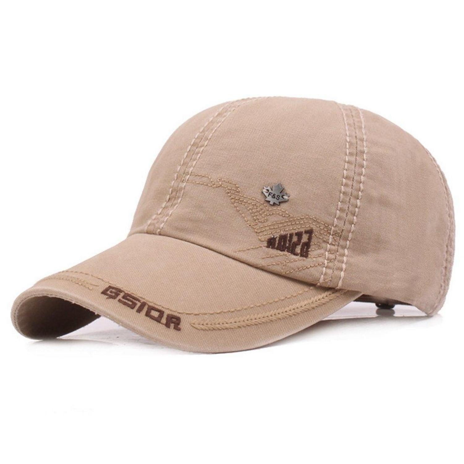 LuxusKollektion Baseball Cap Baseball Kappe Beige Einheitsgröße (1-St)