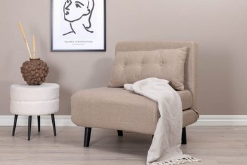 ebuy24 Schlafsofa Vicky Schlafsofa,Sessel braun.