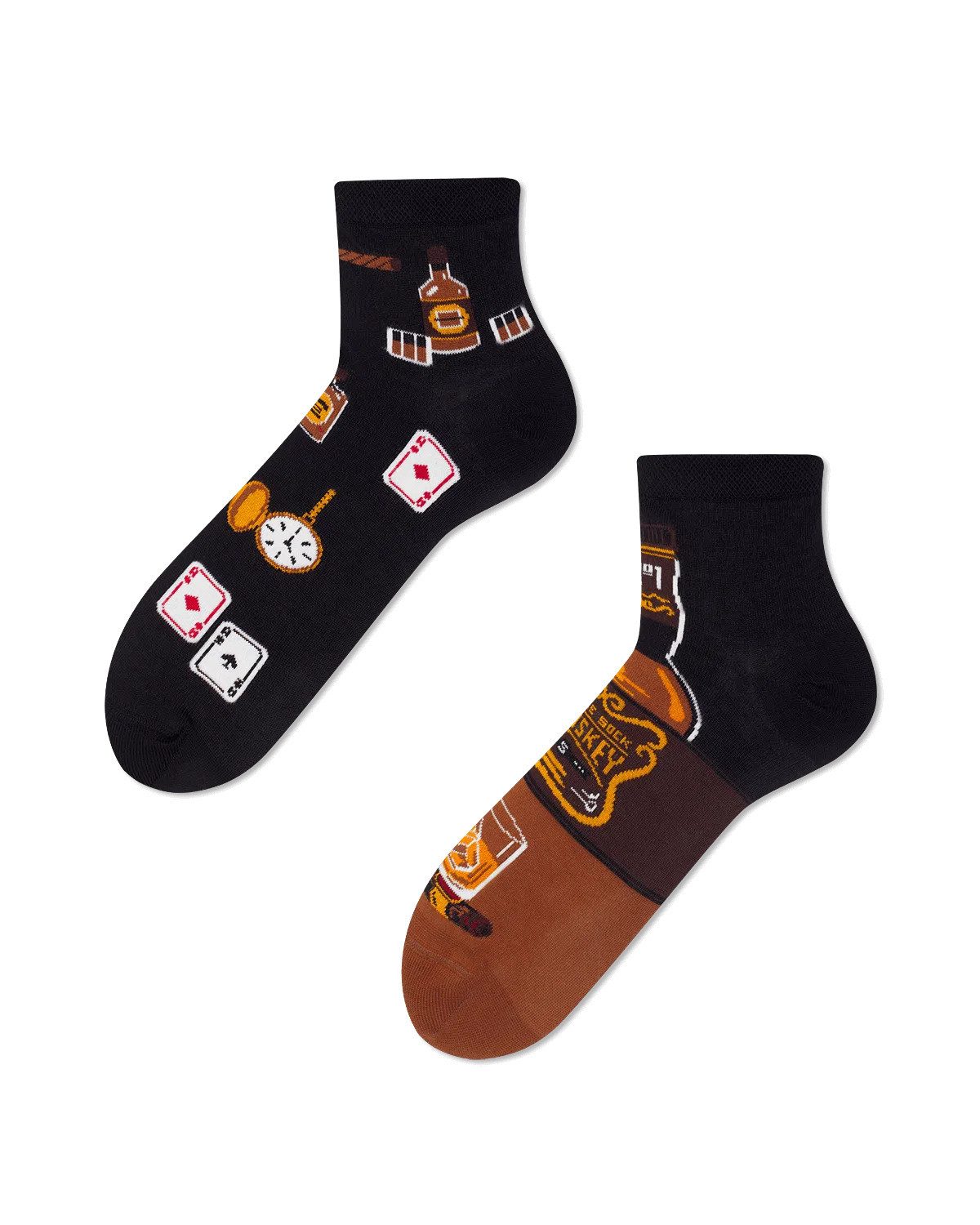 Freizeitsocken Many Mornings Quarters Whisky