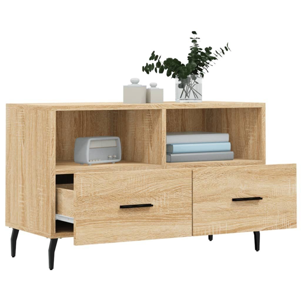 furnicato Holzwerkstoff cm 80x36x50 Sonoma-Eiche TV-Schrank