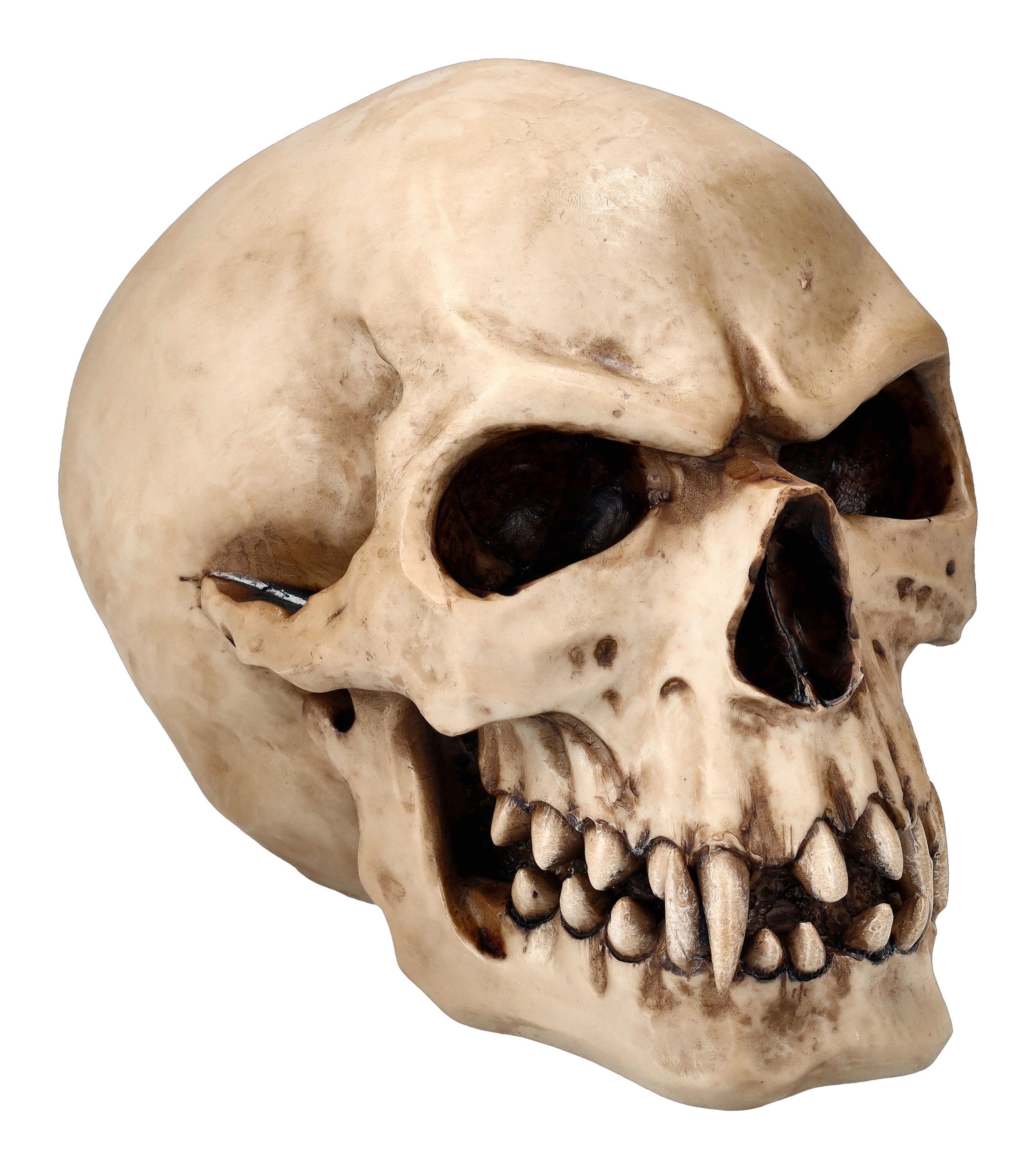 Figuren Shop GmbH Dekofigur Orc Schädel - Totenkopf - Markus Mayer - Gothicdeko Fantasy
