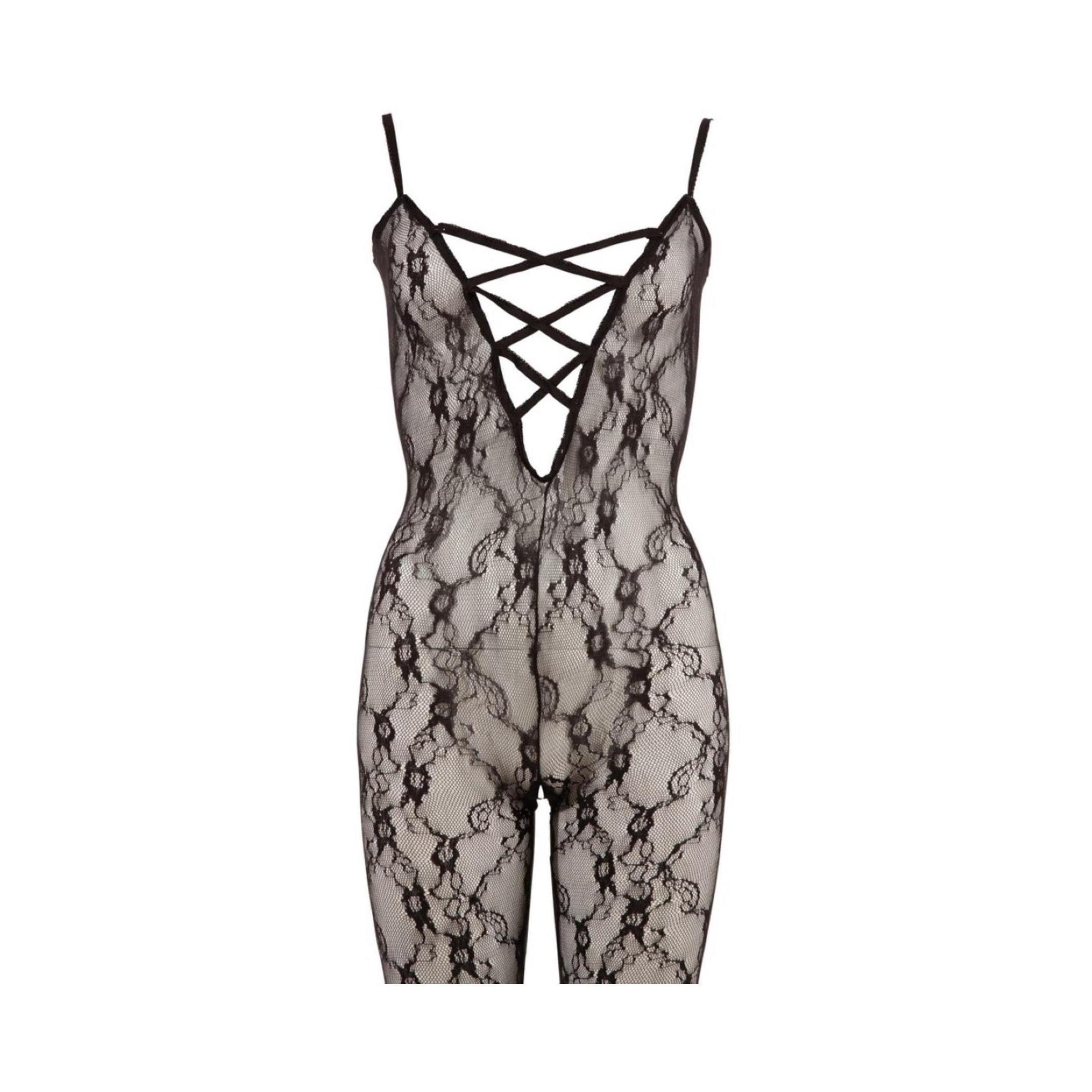 NO:XQSE Abendhandschuhe NO:XQSE- Catsuit schwarz - (2XL-3XL,L-XL,S-M)