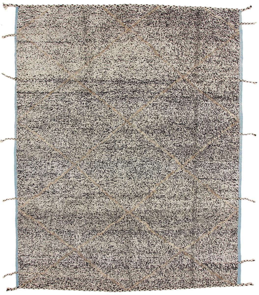 Orientteppich Berber Maroccan Design 247x310 Handgeknüpfter Moderner Orientteppich, Nain Trading, rechteckig, Höhe: 25 mm