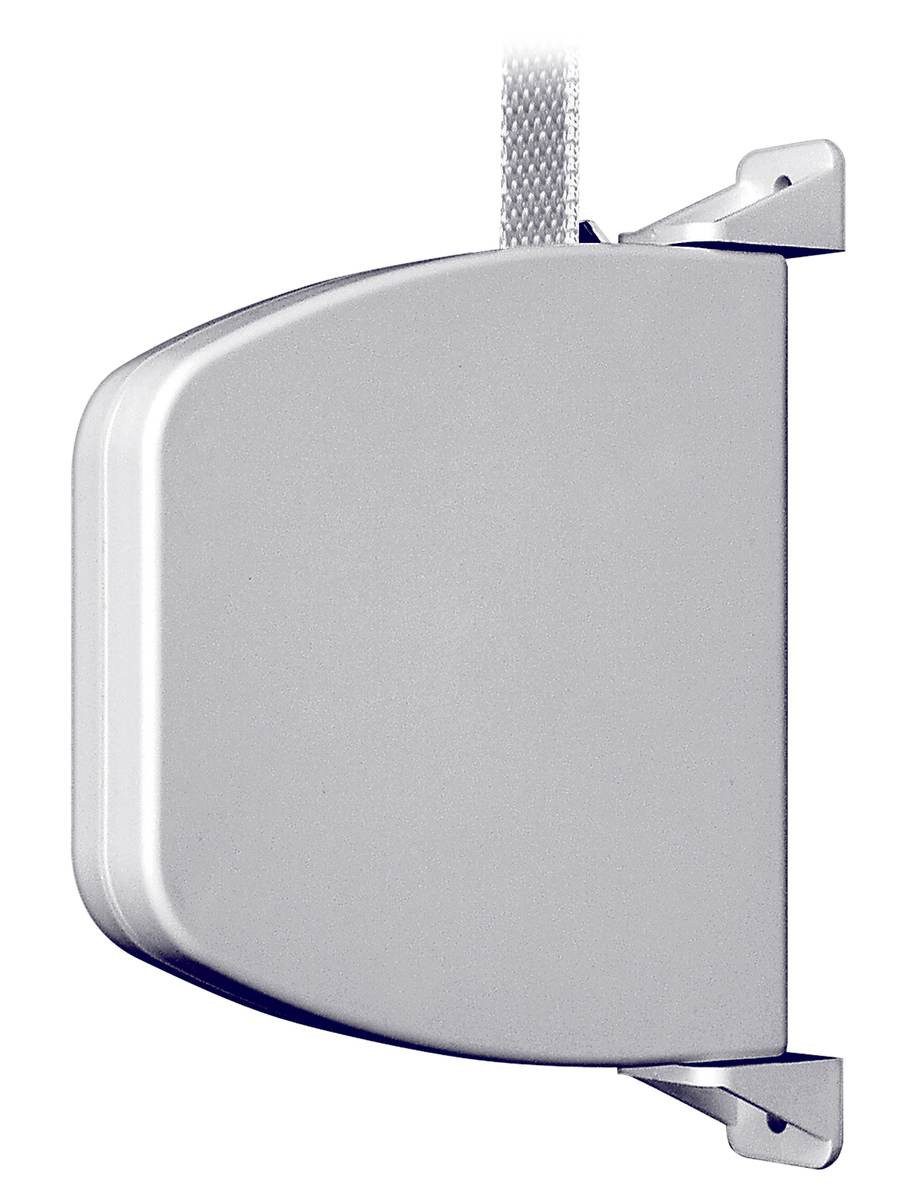 SCHELLENBERG Aufputz-Gurtwickler 50503 Aufschraubwickler Mini schwenkbar, weiß, Aufputz, Gurtbreite 14,00 mm, mit vormontiertem Rollladengurtband, braun oder weiß