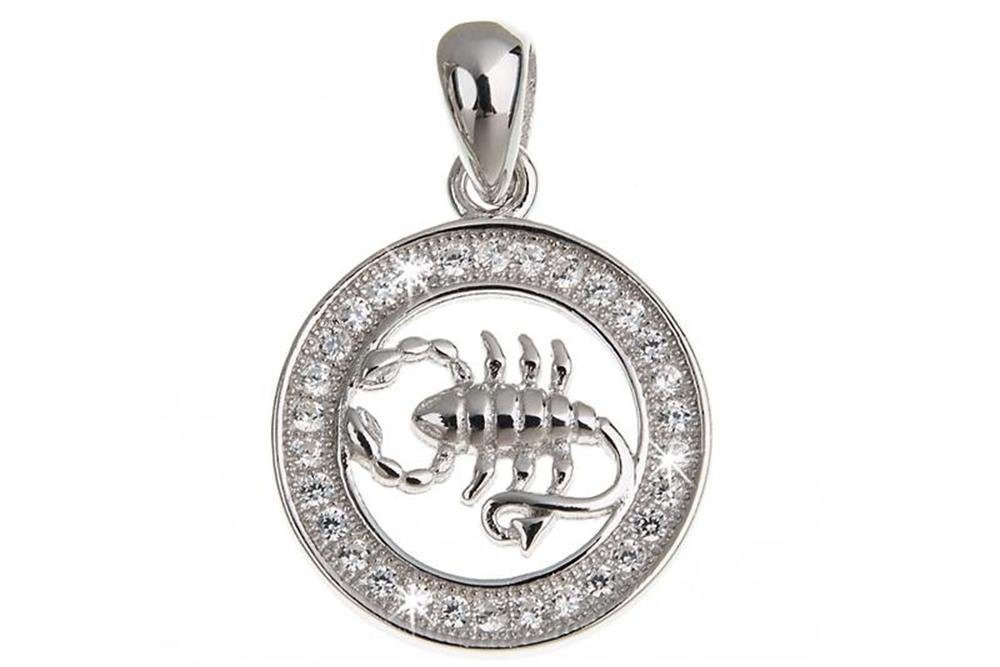 Silberkettenstore Kettenanhänger Anhänger Sternzeichen - 925 Silber