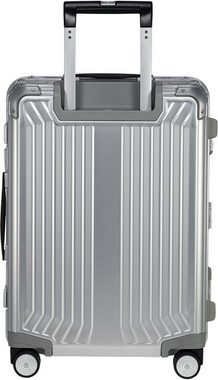 Samsonite Hartschalen-Trolley Lite-Box Alu, 55 cm, 4 Rollen, Handgepäck Reisekoffer TSA-Zahlenschloss Premium-Aluminium