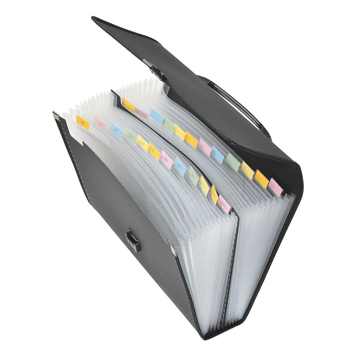 FOLDERSYS Fächermappe, 24 Fächer