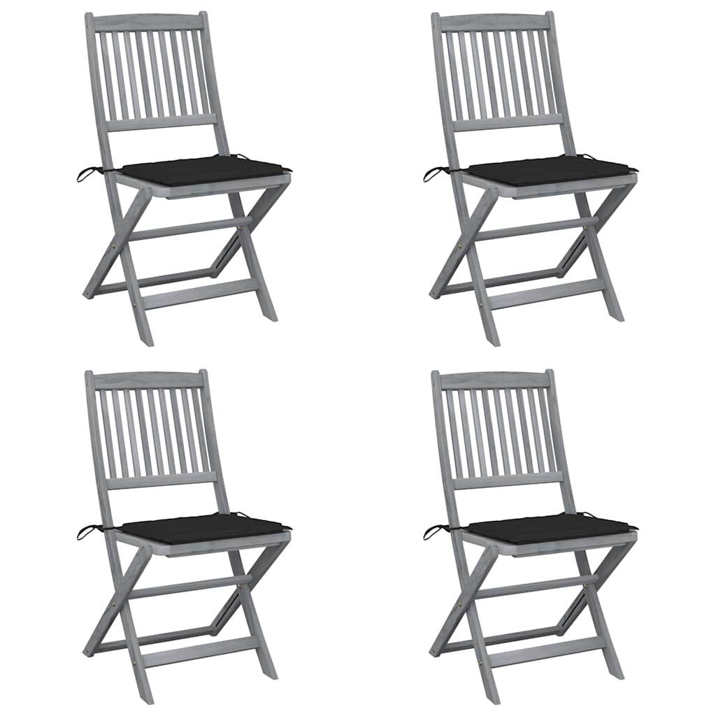 vidaXL Gartenstuhl Klappbare Gartenstühle 4 Stk. günstig online kaufen