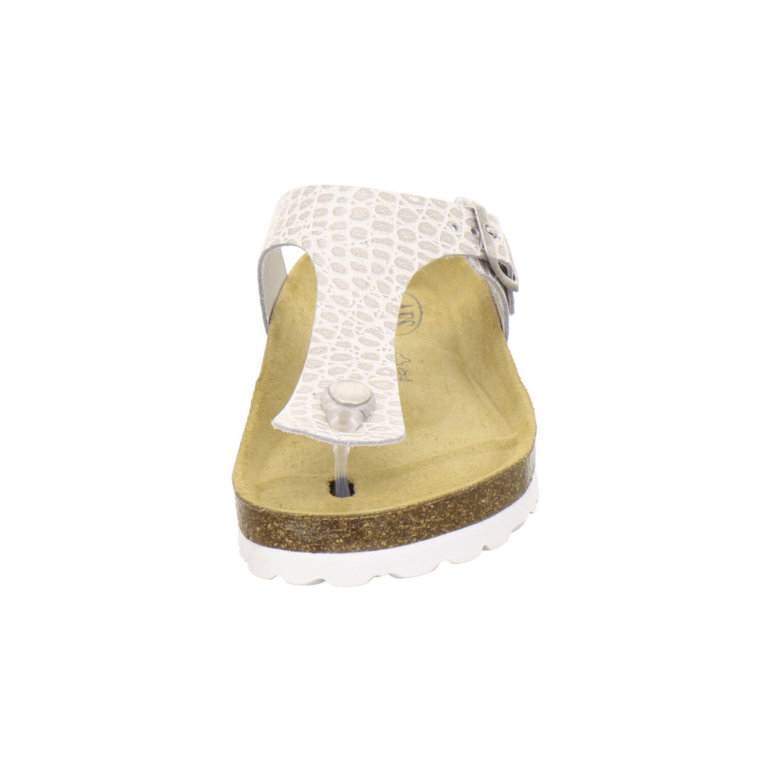 AFS-Schuhe 210716 Zehentrenner Pantolette für Damen mit Fußbett, bequeme Sa günstig online kaufen