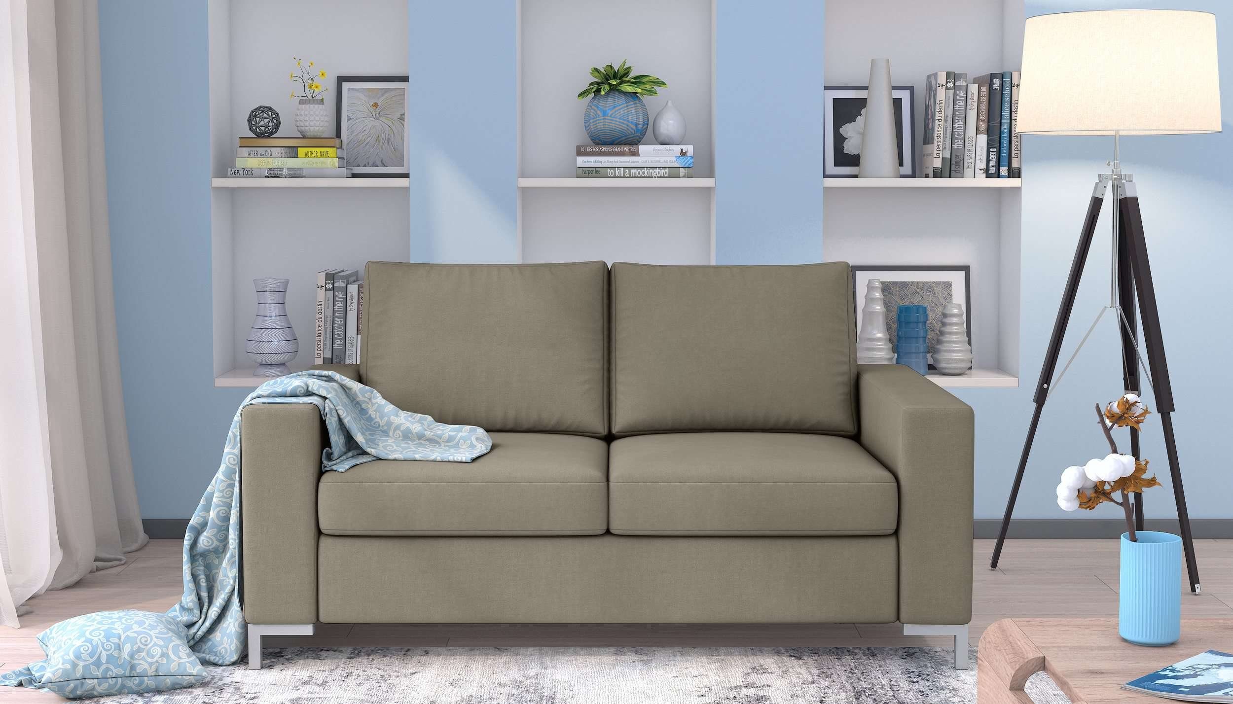 Stylefy 3-Sitzer Erling, 2-Sitzer, Sofa, mit Armlehnen und Rückenlehne, frei im Raum stellbar, Sitzkomfort, Modern Design, made in Europa | Einzelsofas