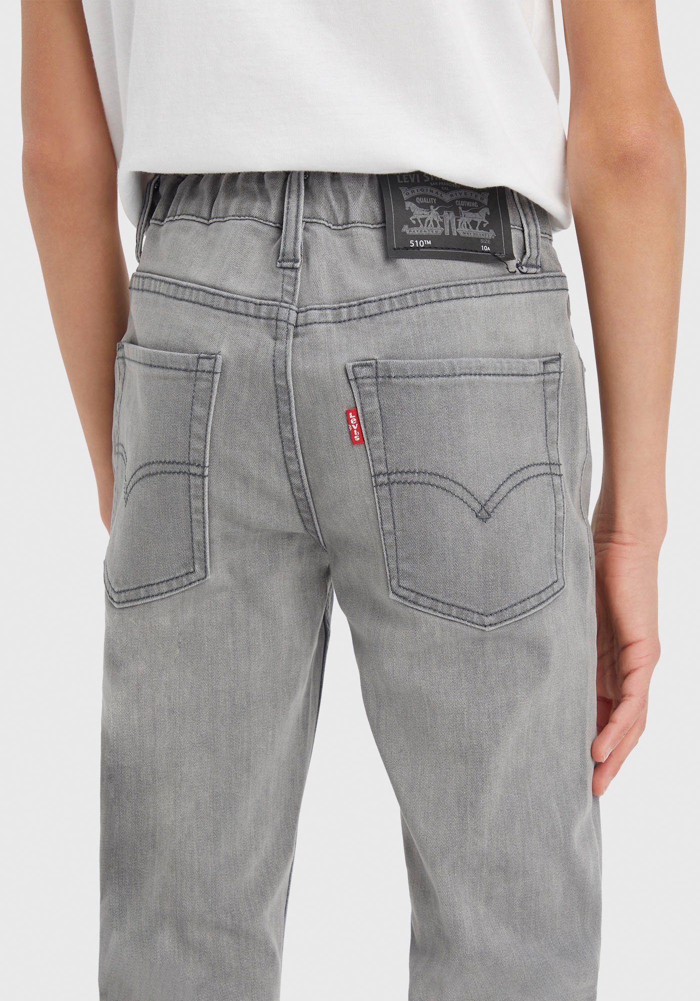Levi's® Kids Skinny-fit-Jeans grey 510 for FIT is SKINNY BOYS JEANS bett