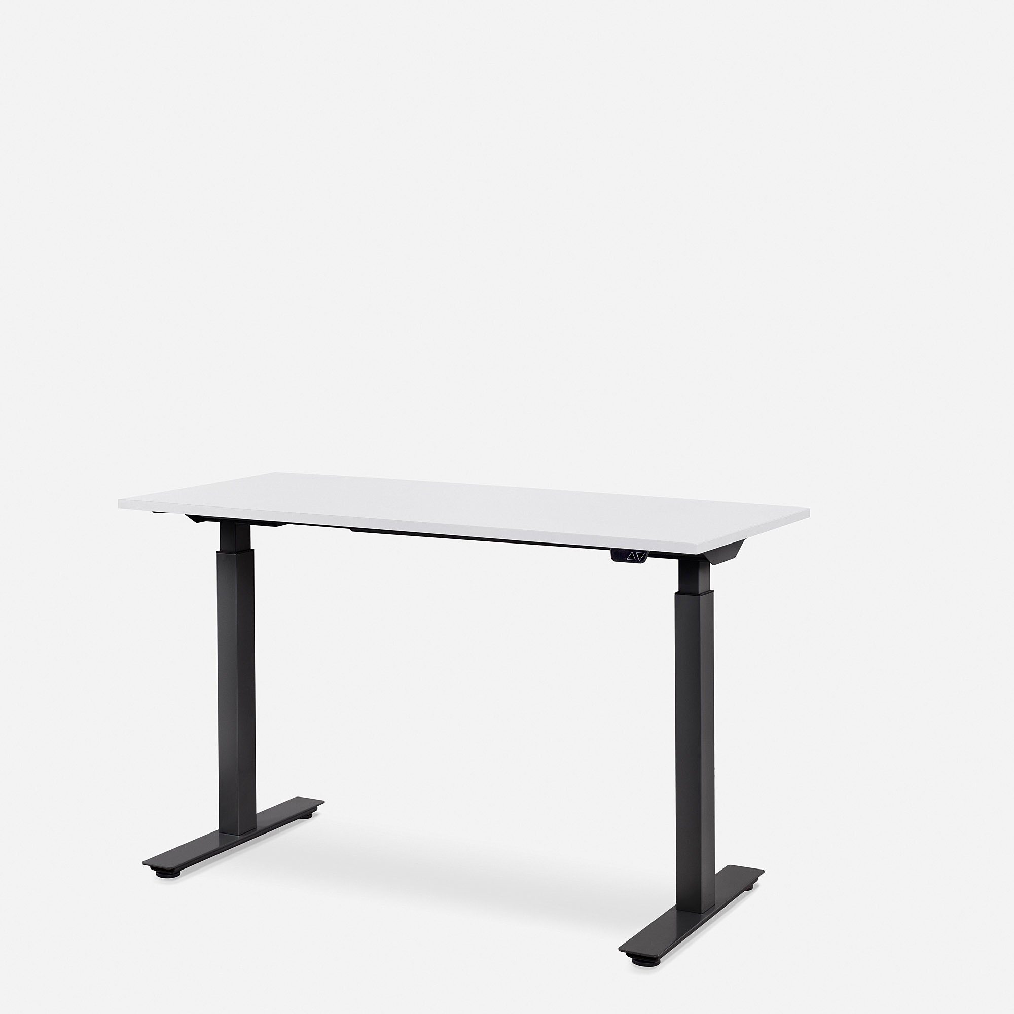 SMART | schwarz weiß Schreibtisch mit WRK21 höhenverstellbar Motor elektrisch BOSCH